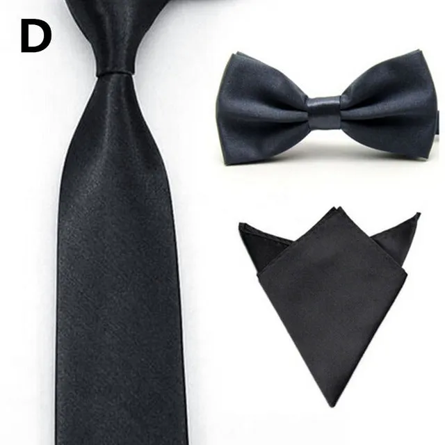 16 Colors  Men Tie Bowtie Pocket Adjustable Plain Wedding Bow Tie For Evening Party solid color Neckties butterflies GB1712171