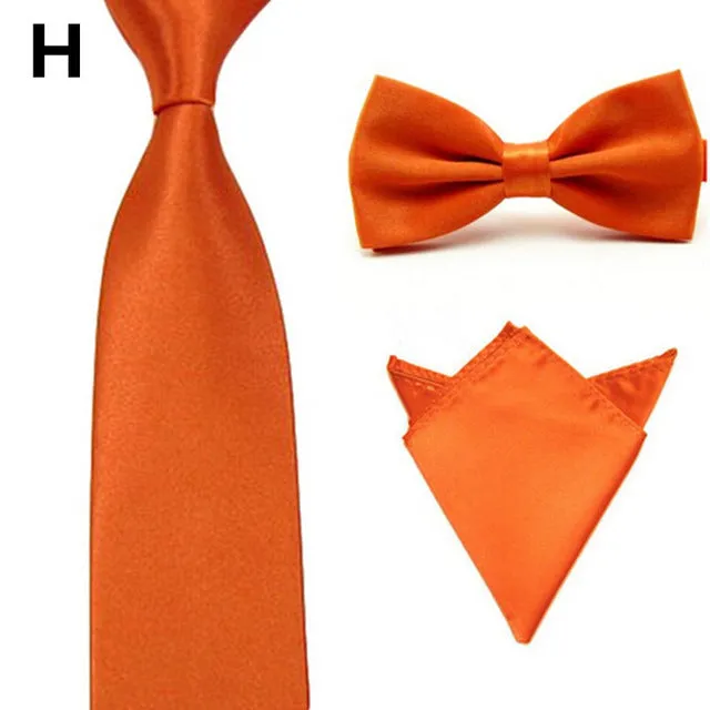 16 Colors  Men Tie Bowtie Pocket Adjustable Plain Wedding Bow Tie For Evening Party solid color Neckties butterflies GB1712171