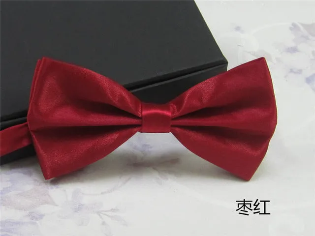 2017 Men's Ties Fashion Tuxedo Classic Mixed Solid Color Butterfly Tie Wedding Party Bowtie Bow Tie Ties for Men Gravata LD8006