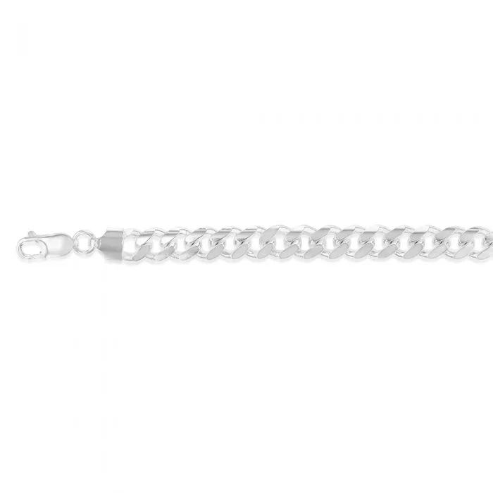 21cm Sterling Silver Curb Bracelet