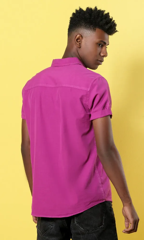 33890 One Pocket Shirt - Purple