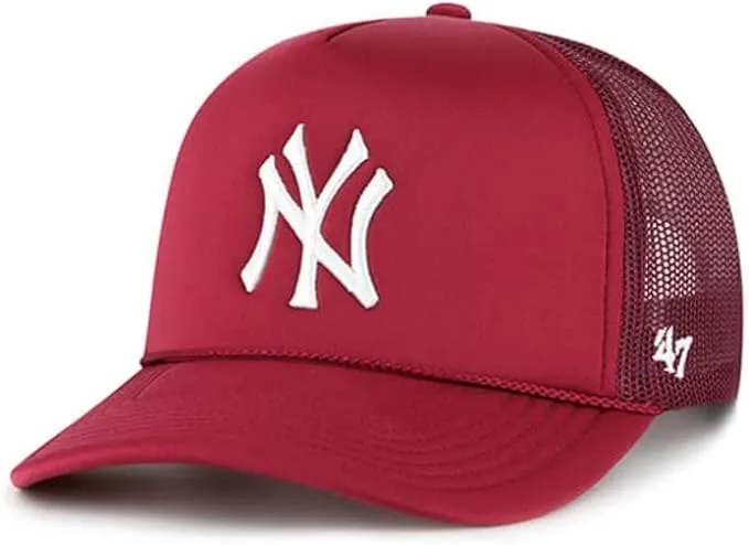 47 New York Yankees Foam Front Mesh Trucker Snapback Hat