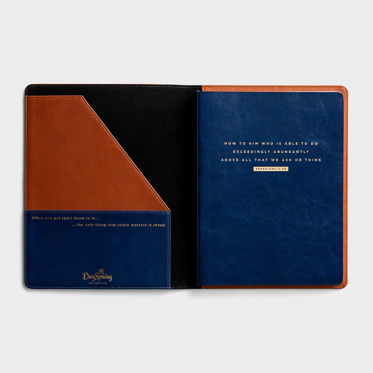 Above All - Executive Portfolio & Journal - Navy & Brown