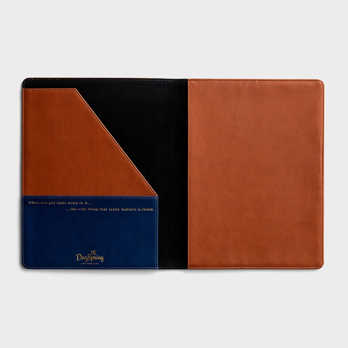 Above All - Executive Portfolio & Journal - Navy & Brown