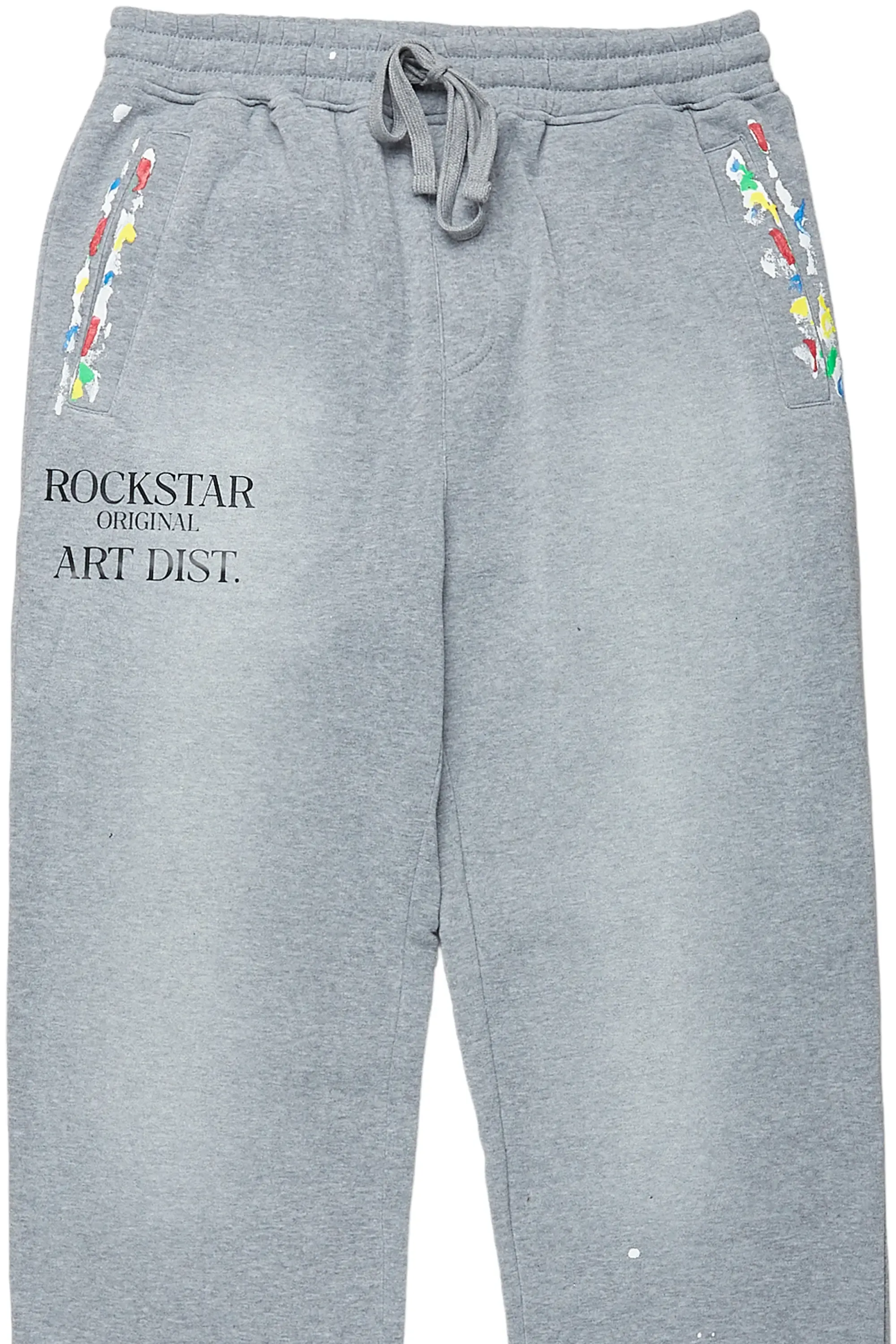 Alix Heather Grey Baggy Fit Sweatpants