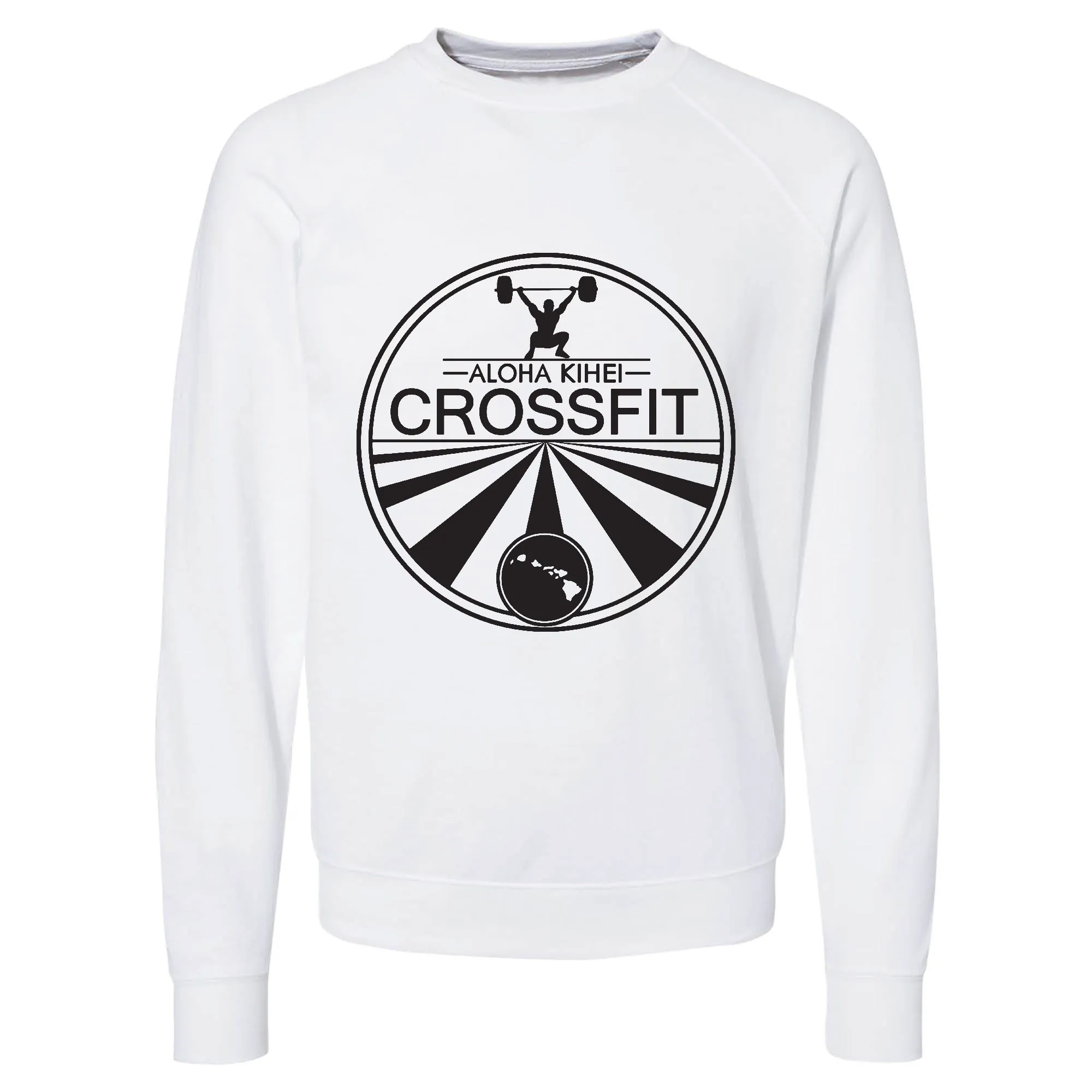 Mens Standard Crew Neck CrossFit Shirt - Aloha Kihei Style