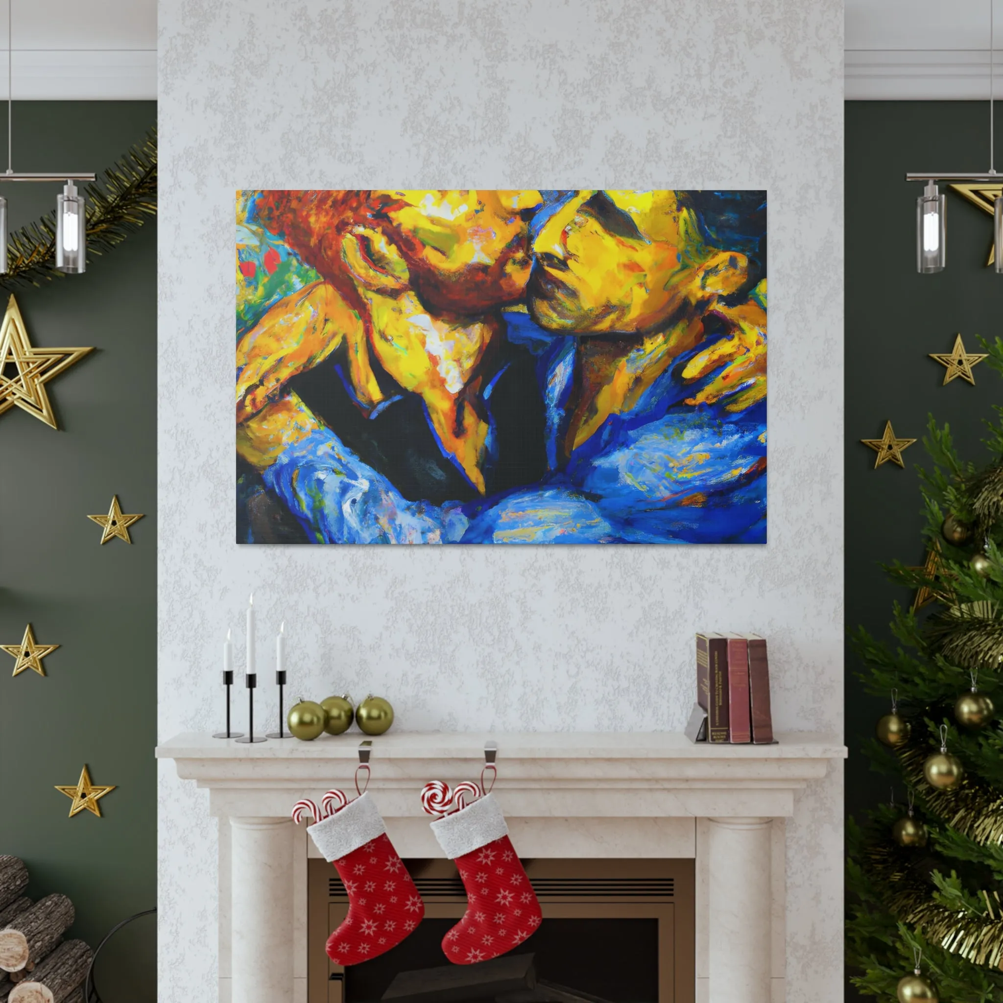 ArtemisiaGalilei - Gay Couple Wall Art