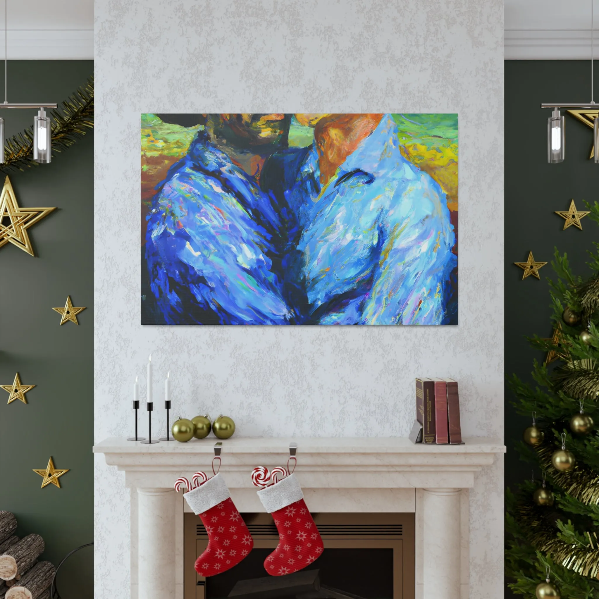 Aurista - Gay Couple Wall Art