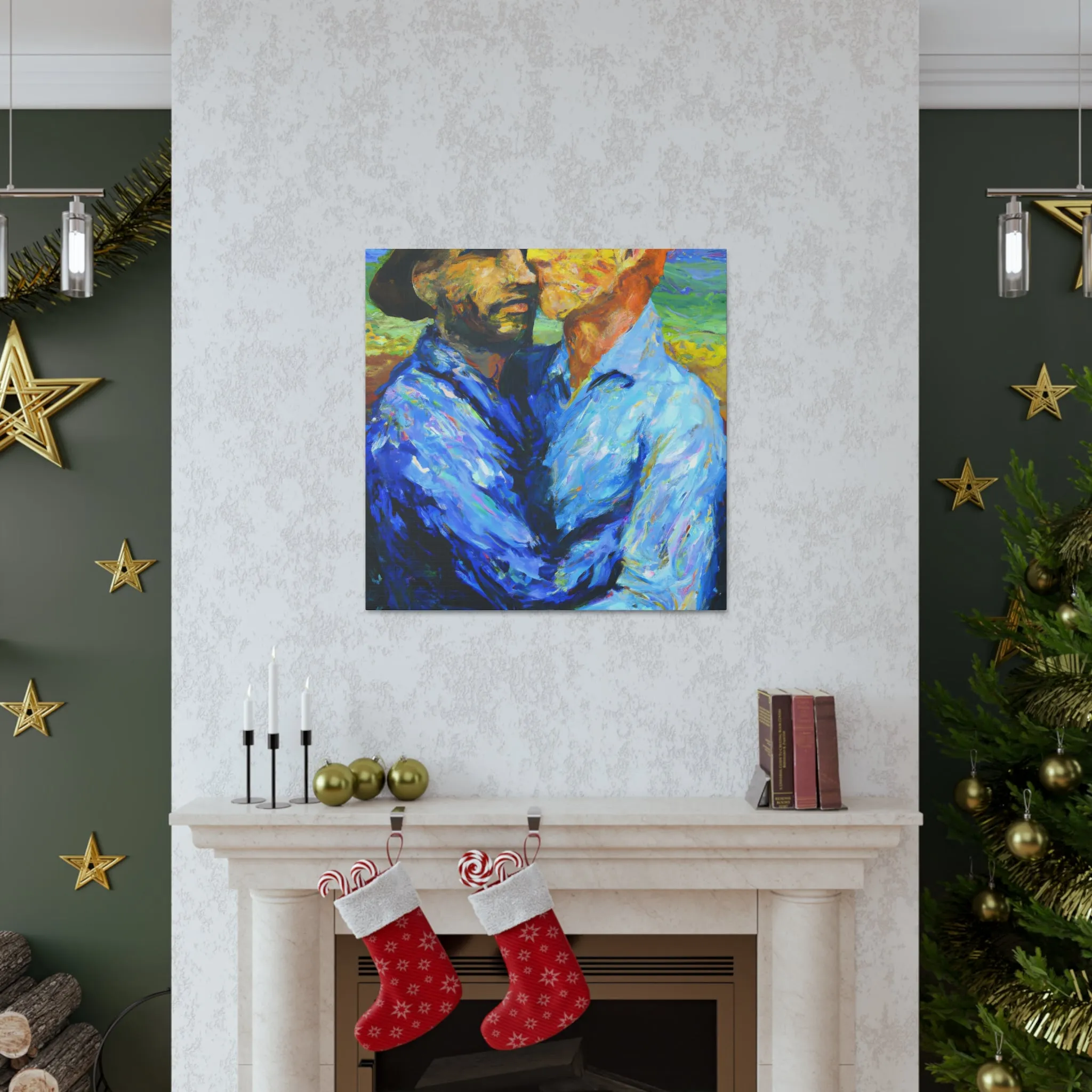 Aurista - Gay Couple Wall Art