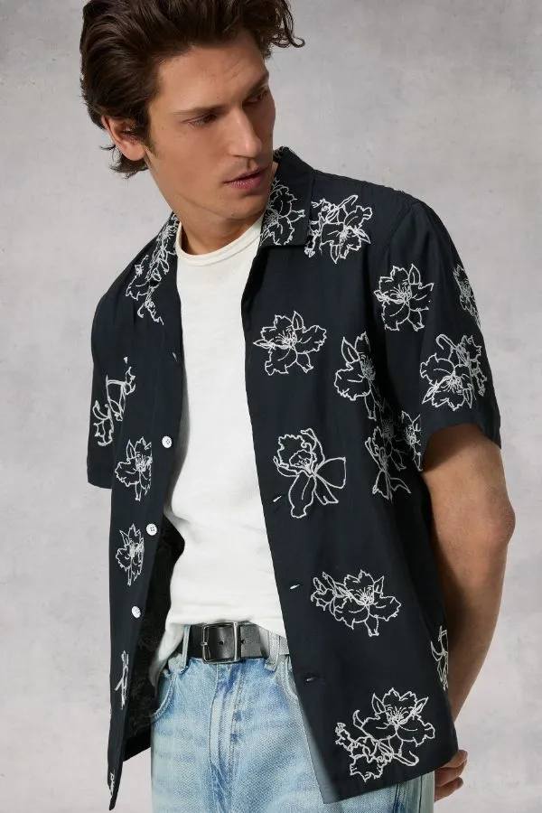 Avery Resort Embroidered Shirt