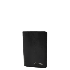 B3007VE - Cuadra black dress casual deerskin bi fold wallet for men