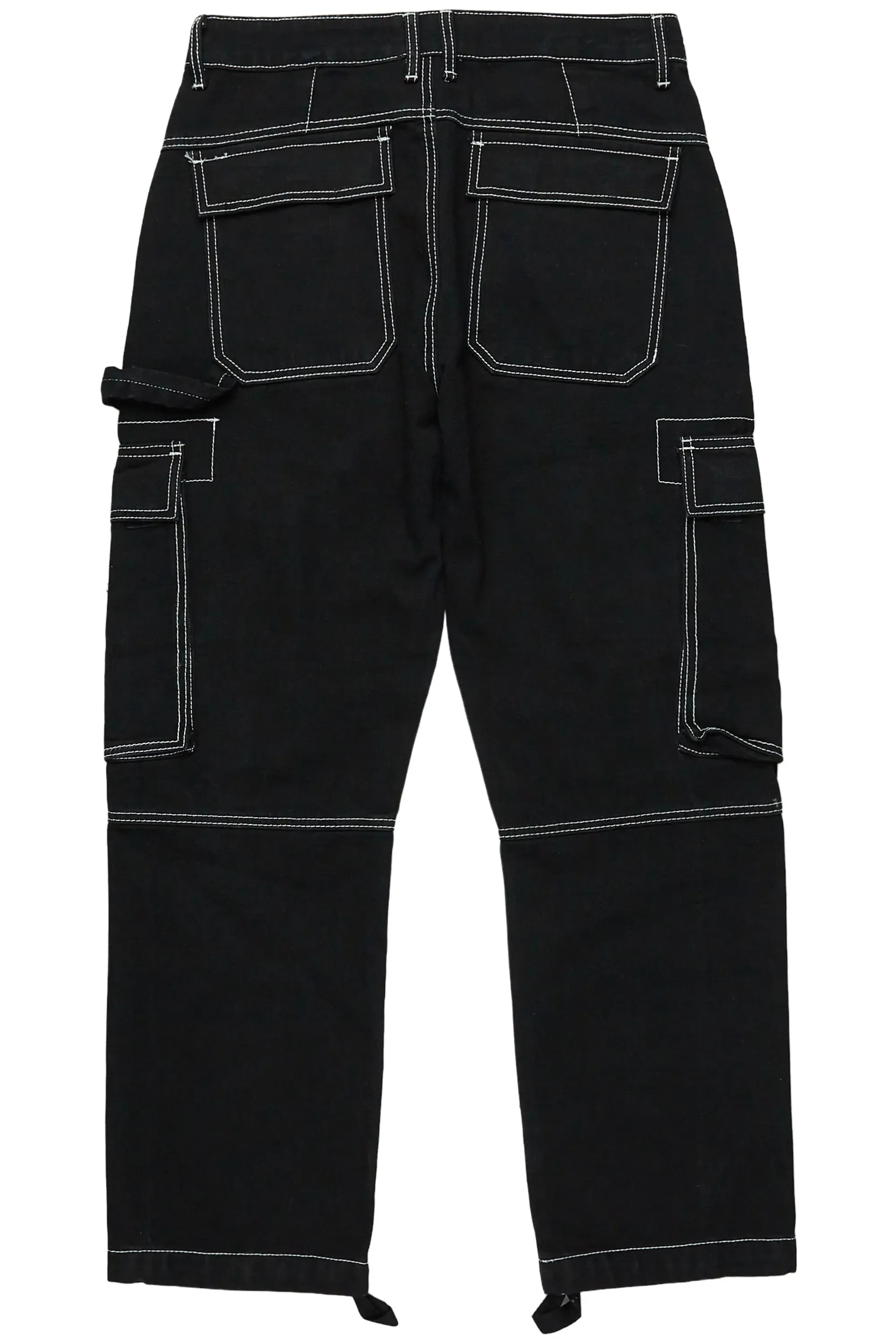 Baha Black Painter Baggy Cargo Jean