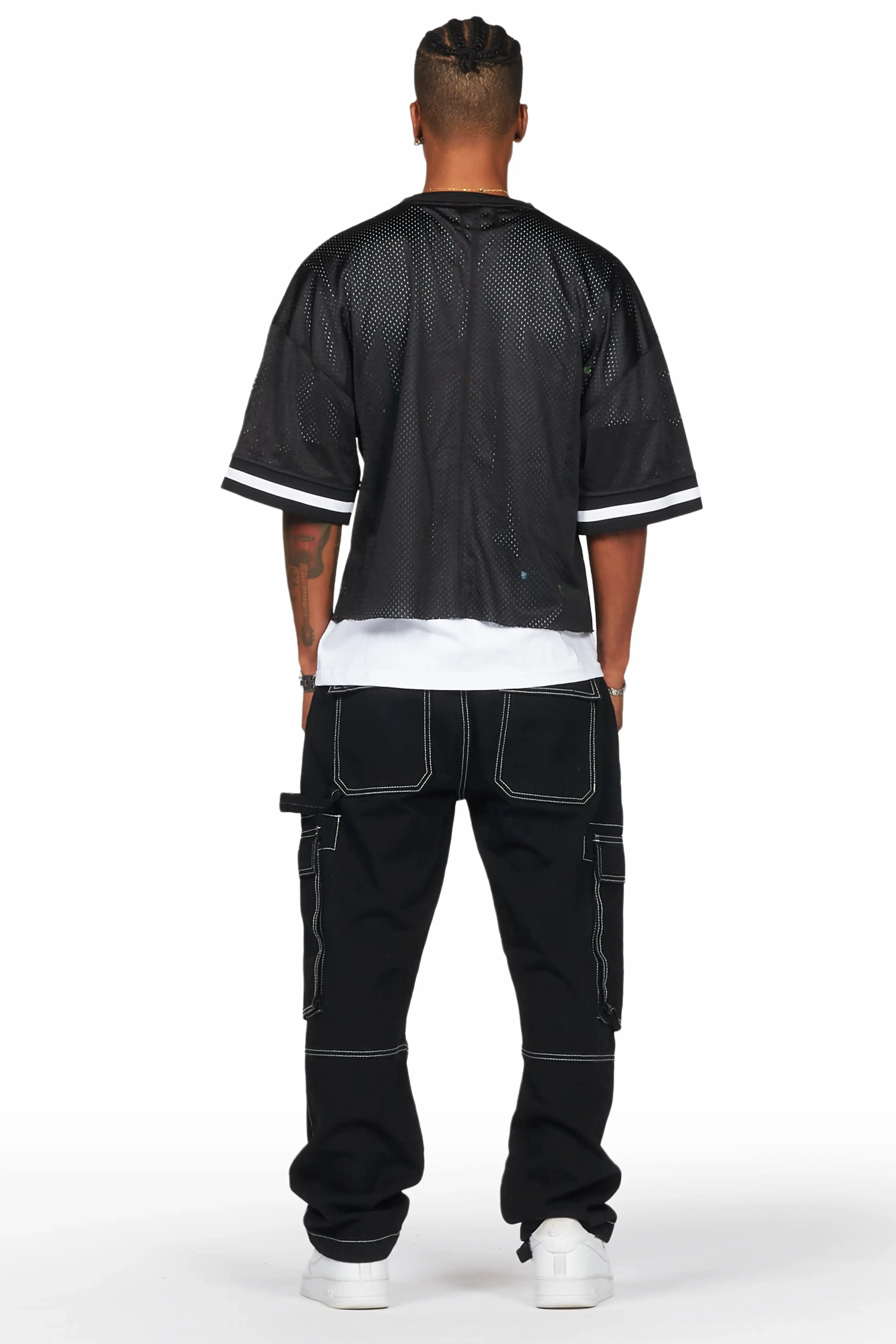 Baha Black Painter Baggy Cargo Jean