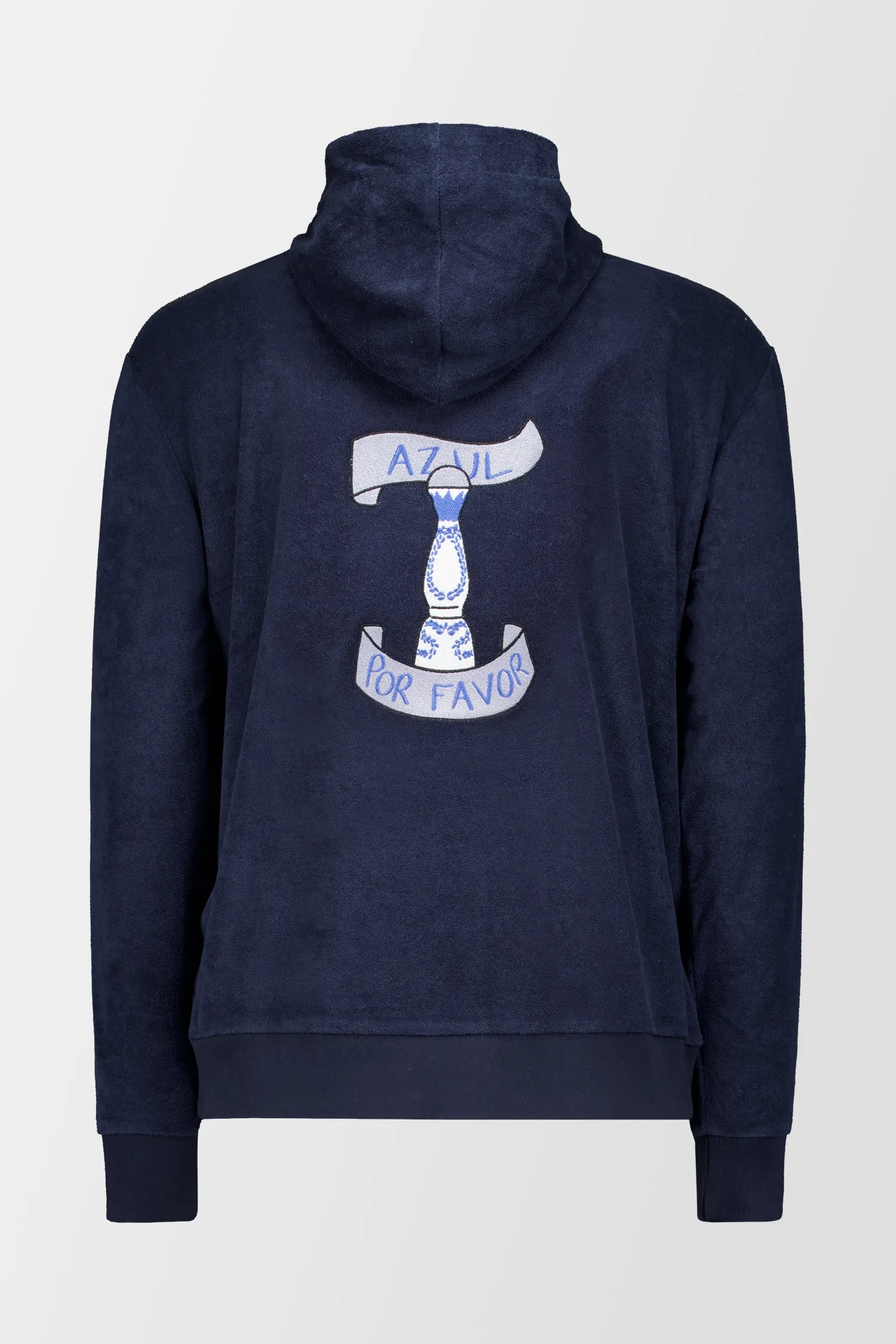 Bain De Mer Navy Azul Por Favor Hoodie