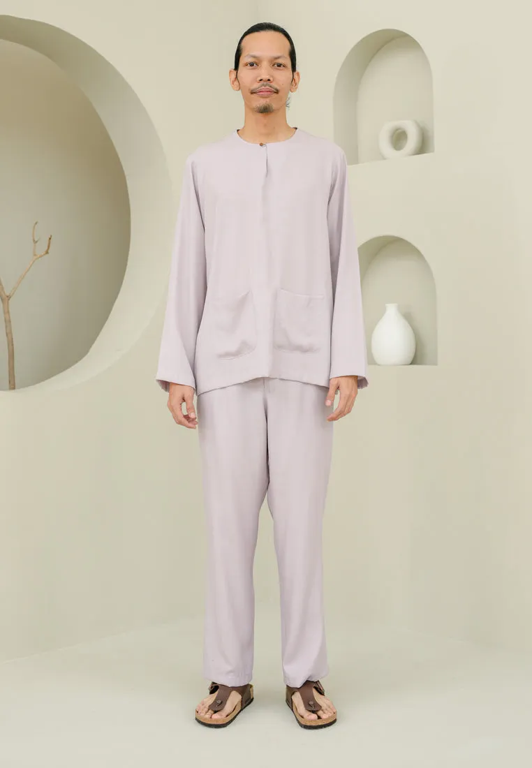 Baju Melayu Men (Lilac)