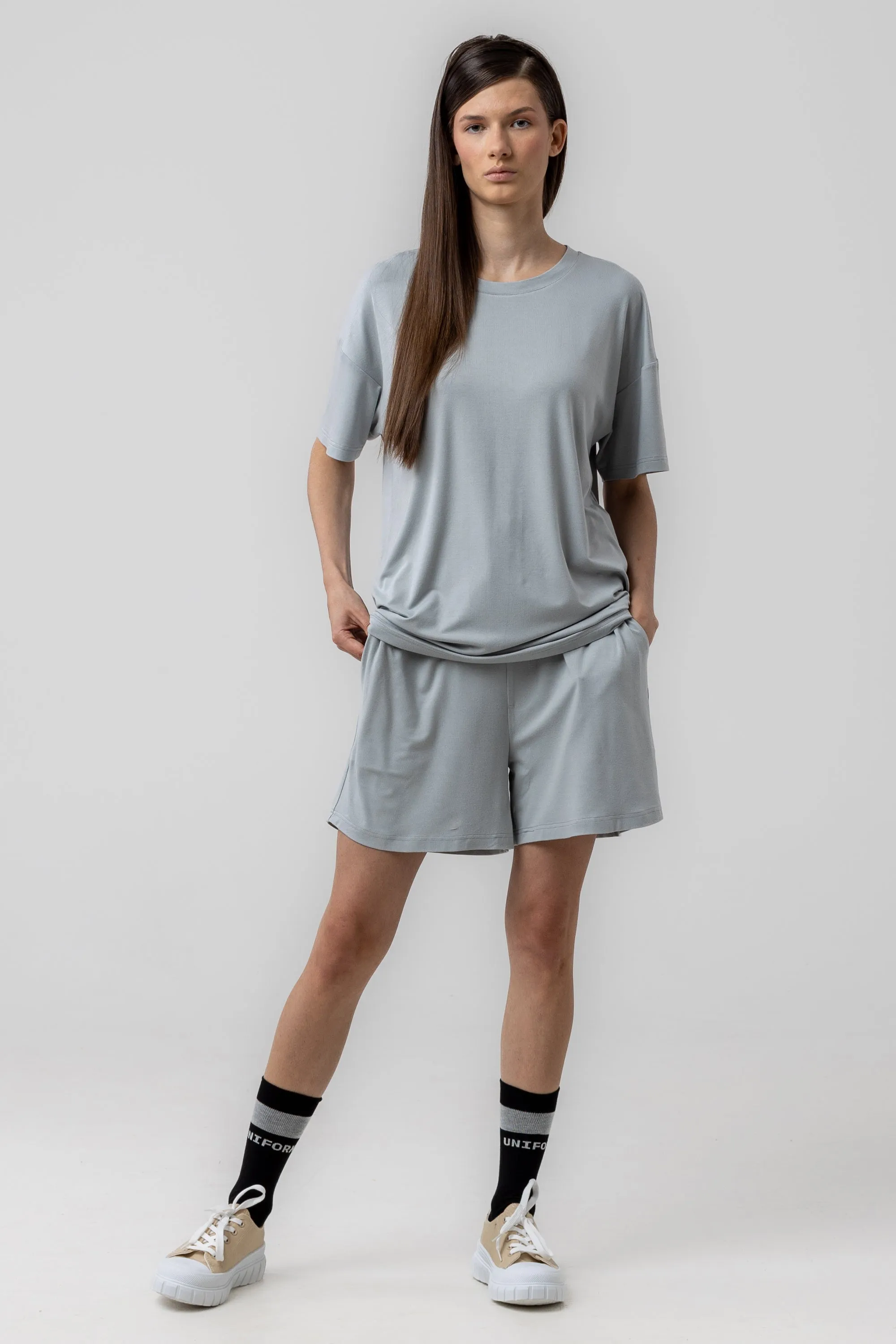 Bamboo Shorts light grey