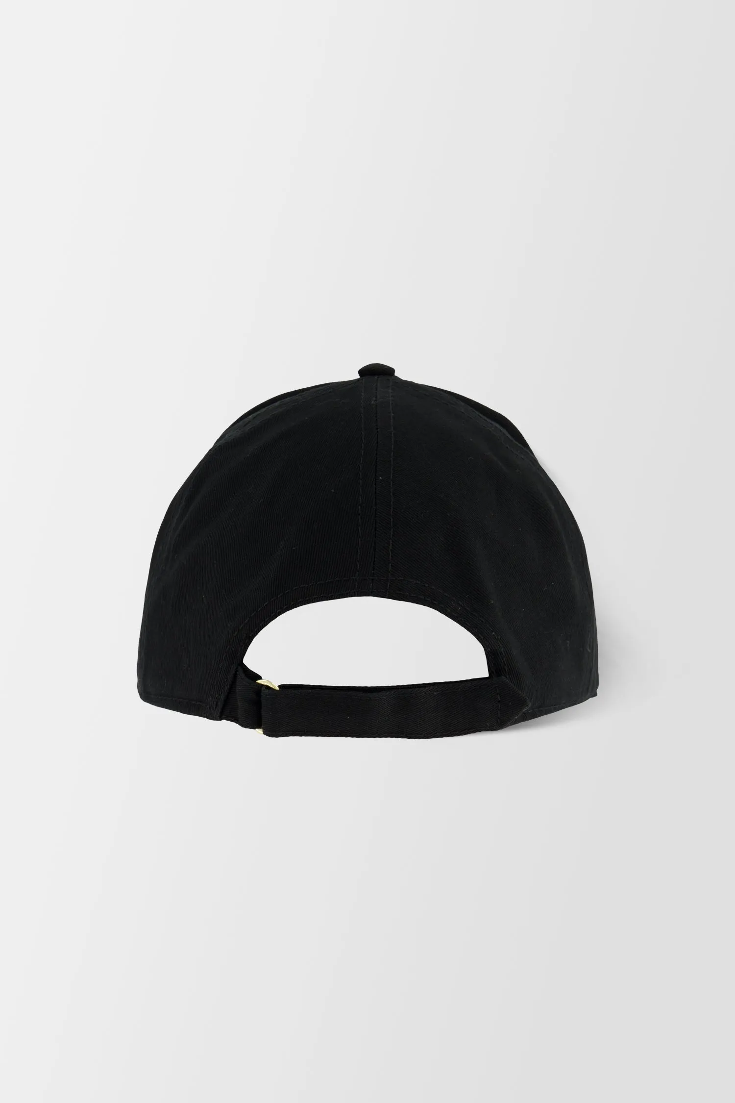 Billionaire Black Soft Visor Crest Cap