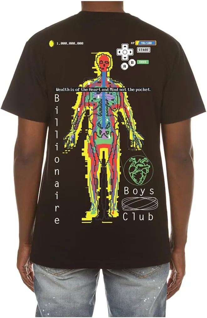 Billionaire Boys Club Men's BB Vitals Screen Printed Short Sleeve Crew Neck T-Shirt