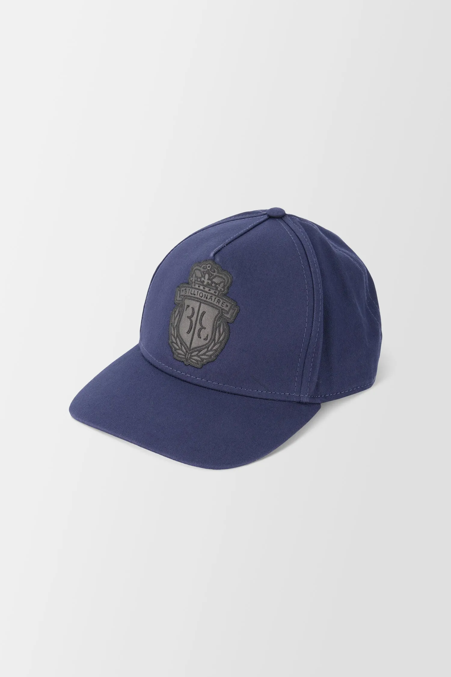 Billionaire Dark Blue Crest Visor Cap