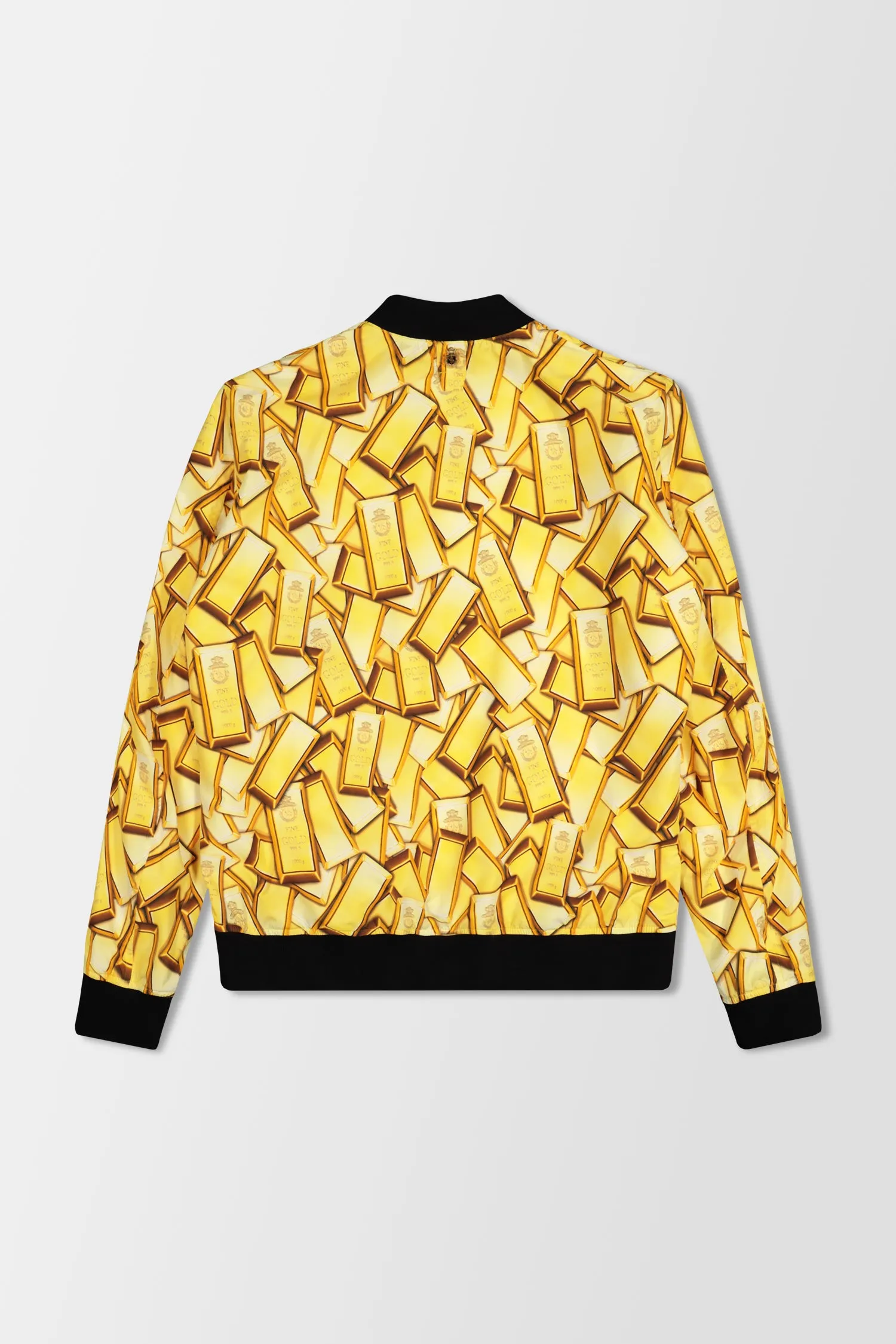 Billionaire Gold Bomber Jacket