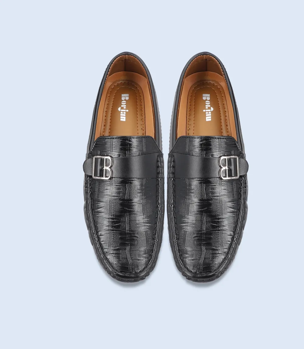 BM5122-BLACK-Men Loafers