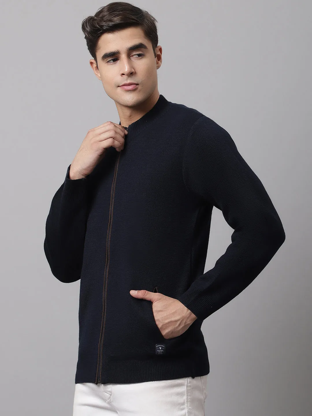 Cantabil  Men Navy Sweater