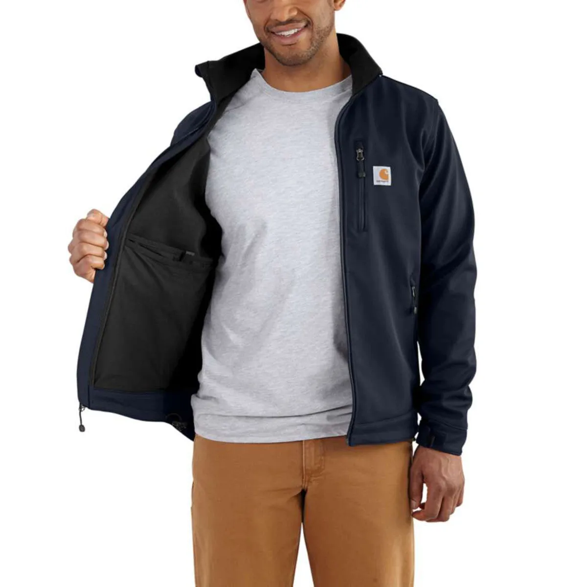 Carhartt Men's Rain Defender Relaxed Fit Heavyweight Softshell Jacket