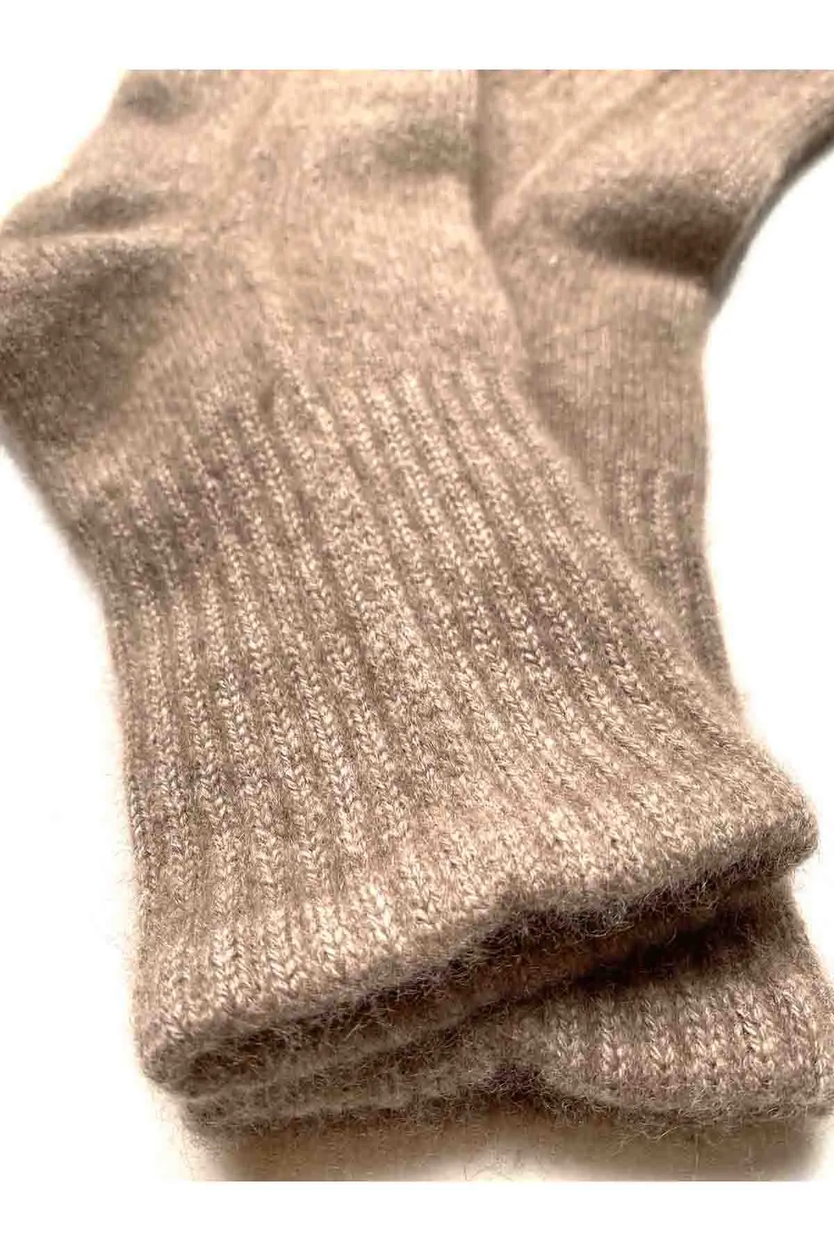 Cashmere socks in Taupe beige