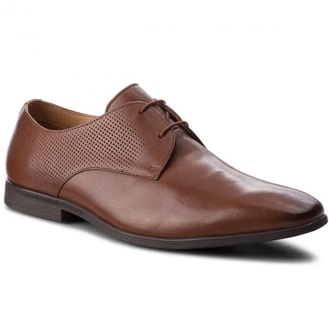 Clarks Bampton Walk British Tan Leather