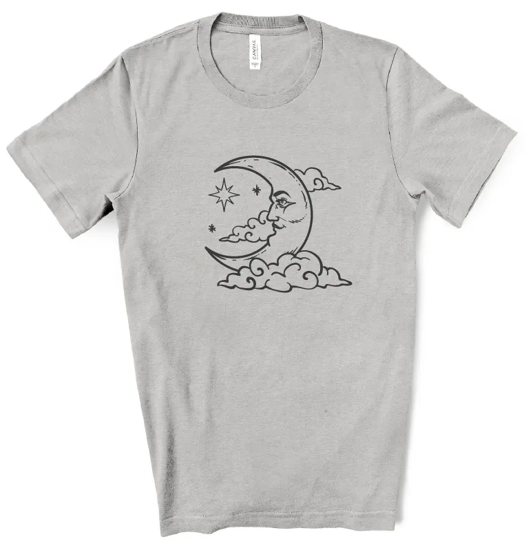 Clouds and Moon Tee