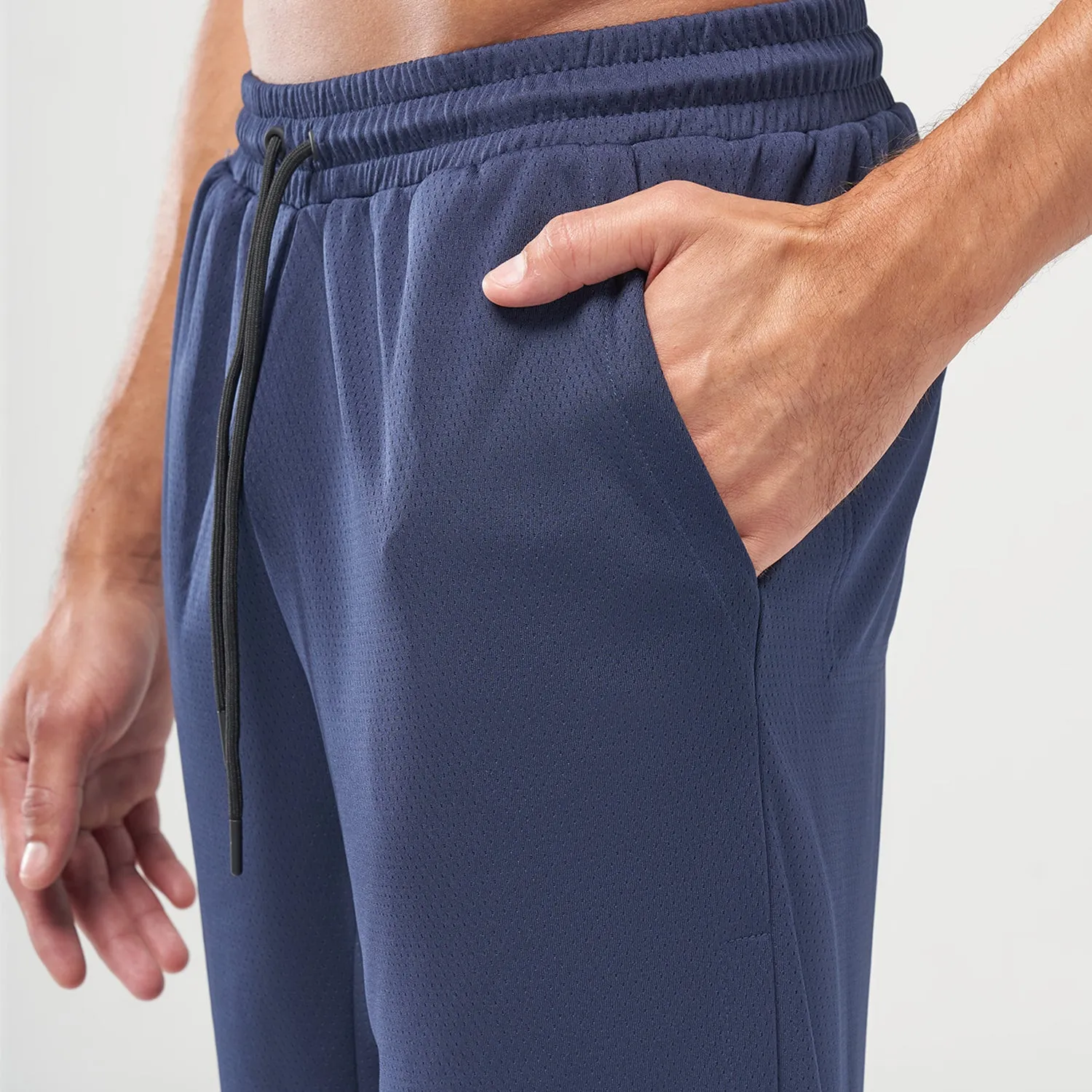 High-Quality Blue Iris Basketball Shorts