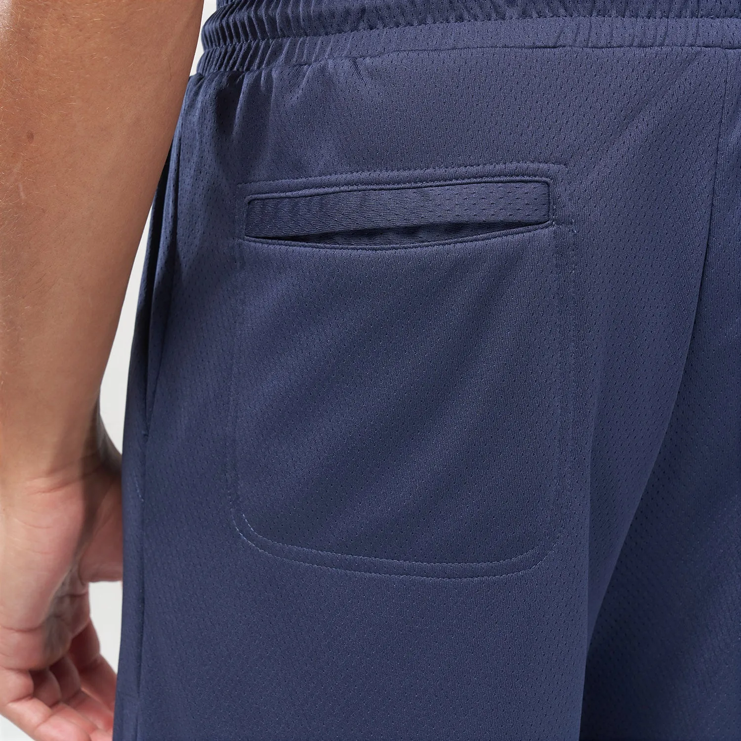 High-Quality Blue Iris Basketball Shorts