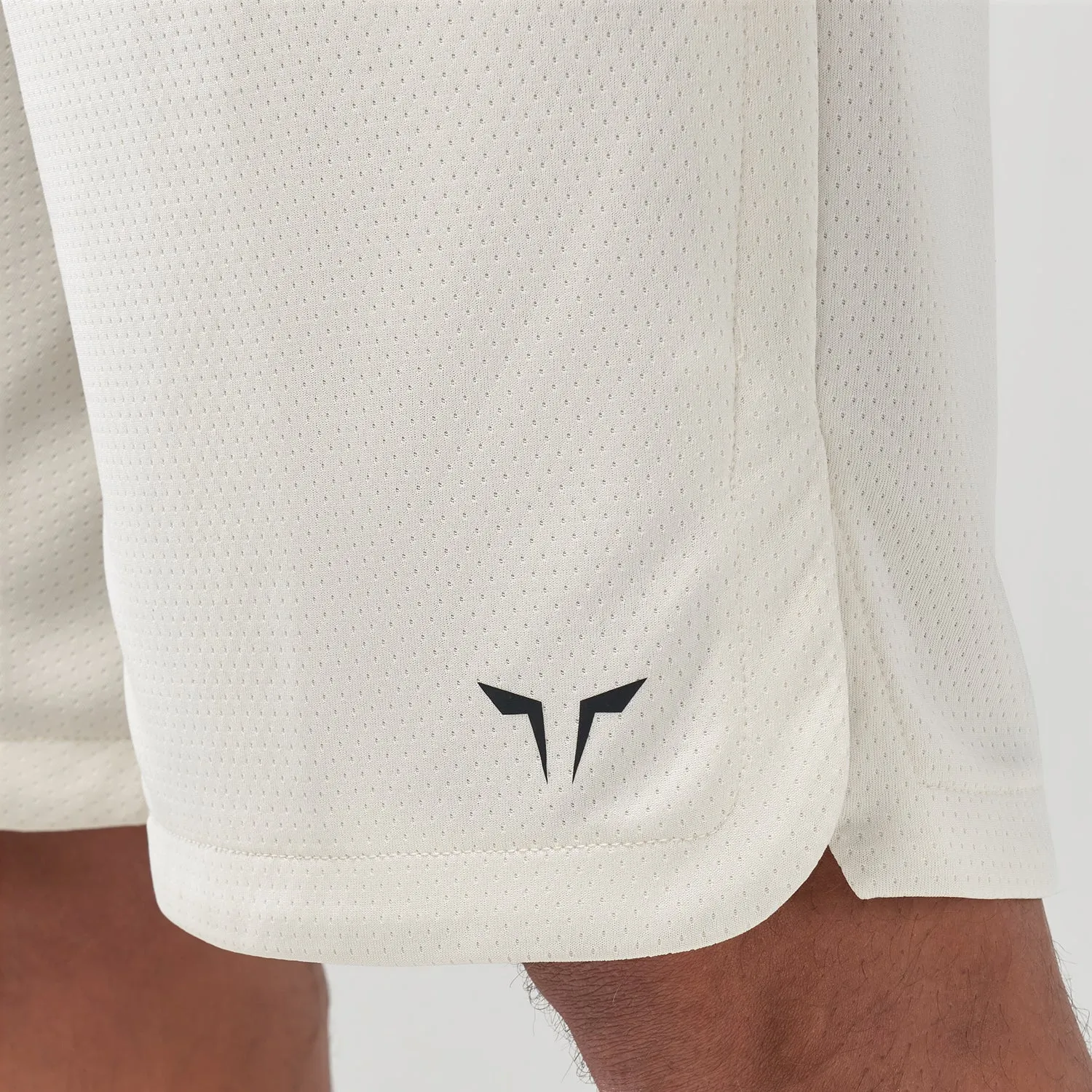 Code Basketball Shorts - White Smoke