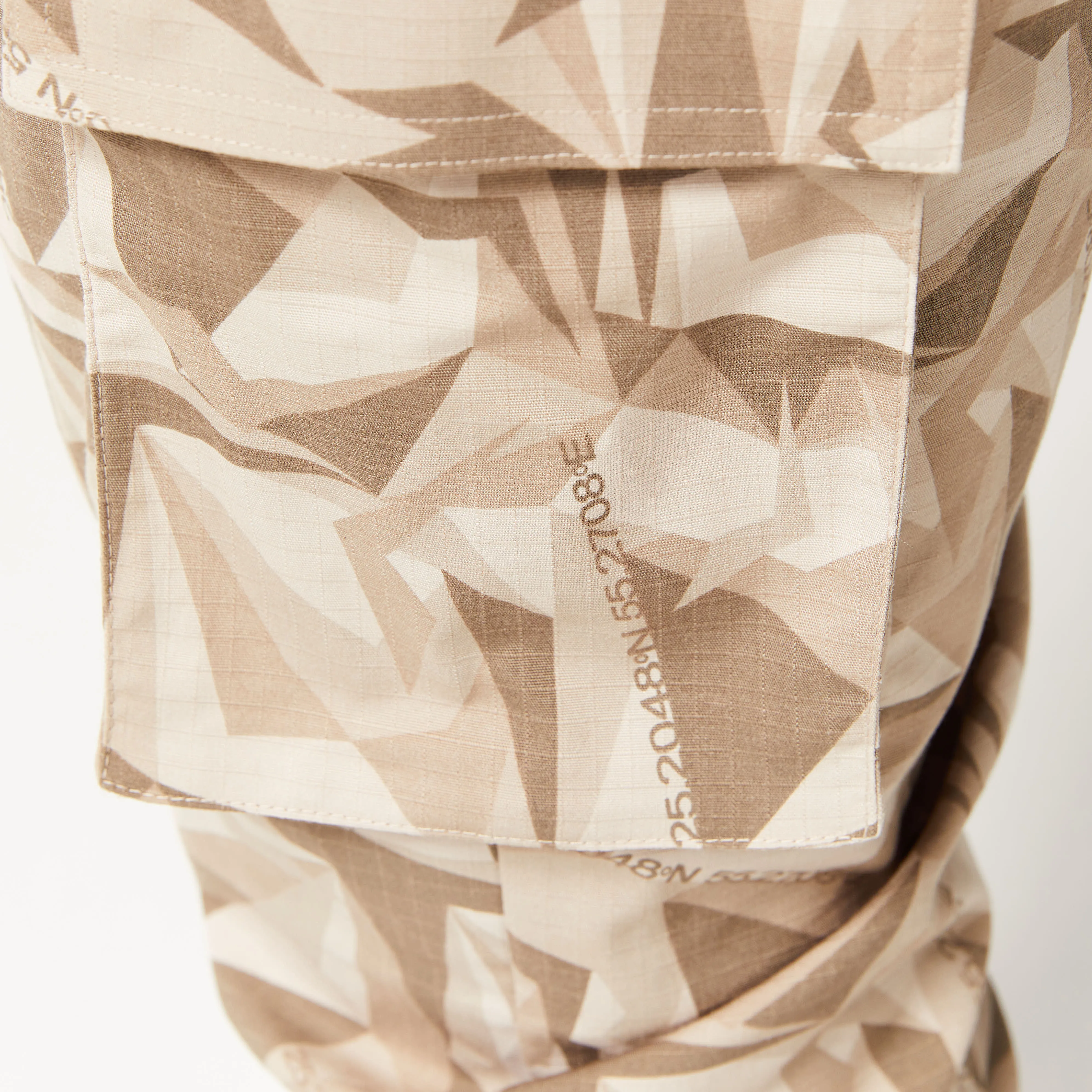 Code Camo Cargo Pants - Cobblestone Print