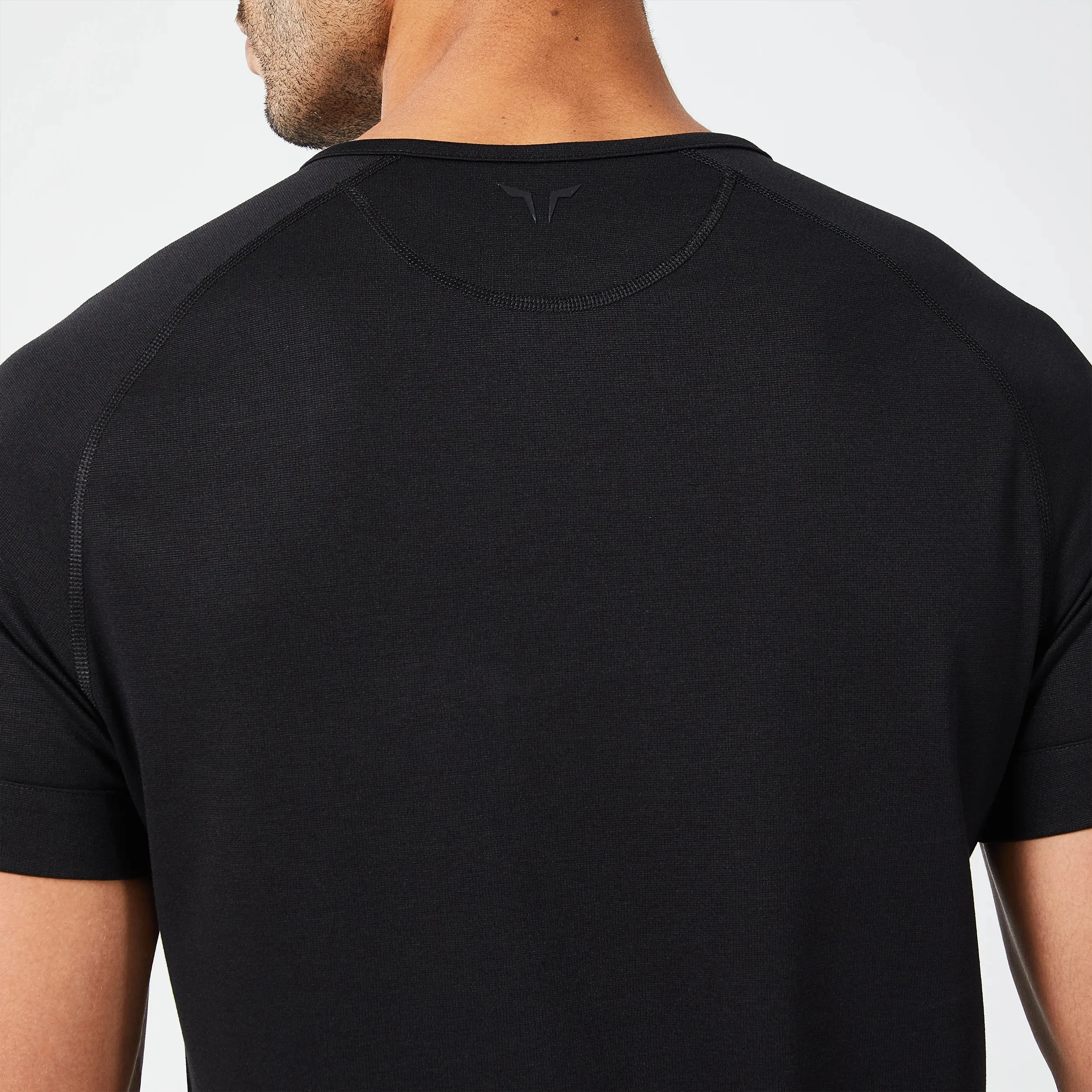 Code Henley Tee - Black