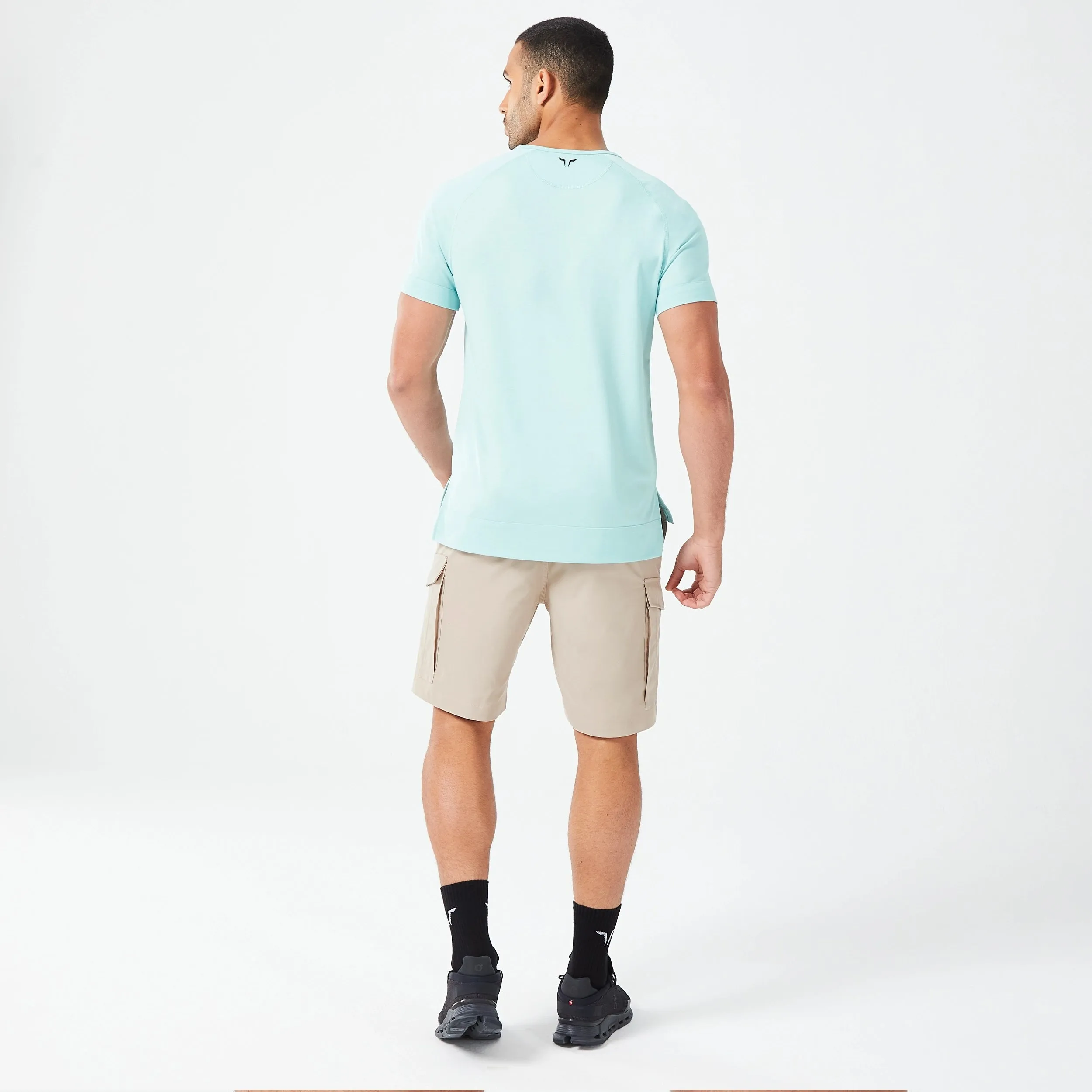 Code Henley Tee - Canal Blue