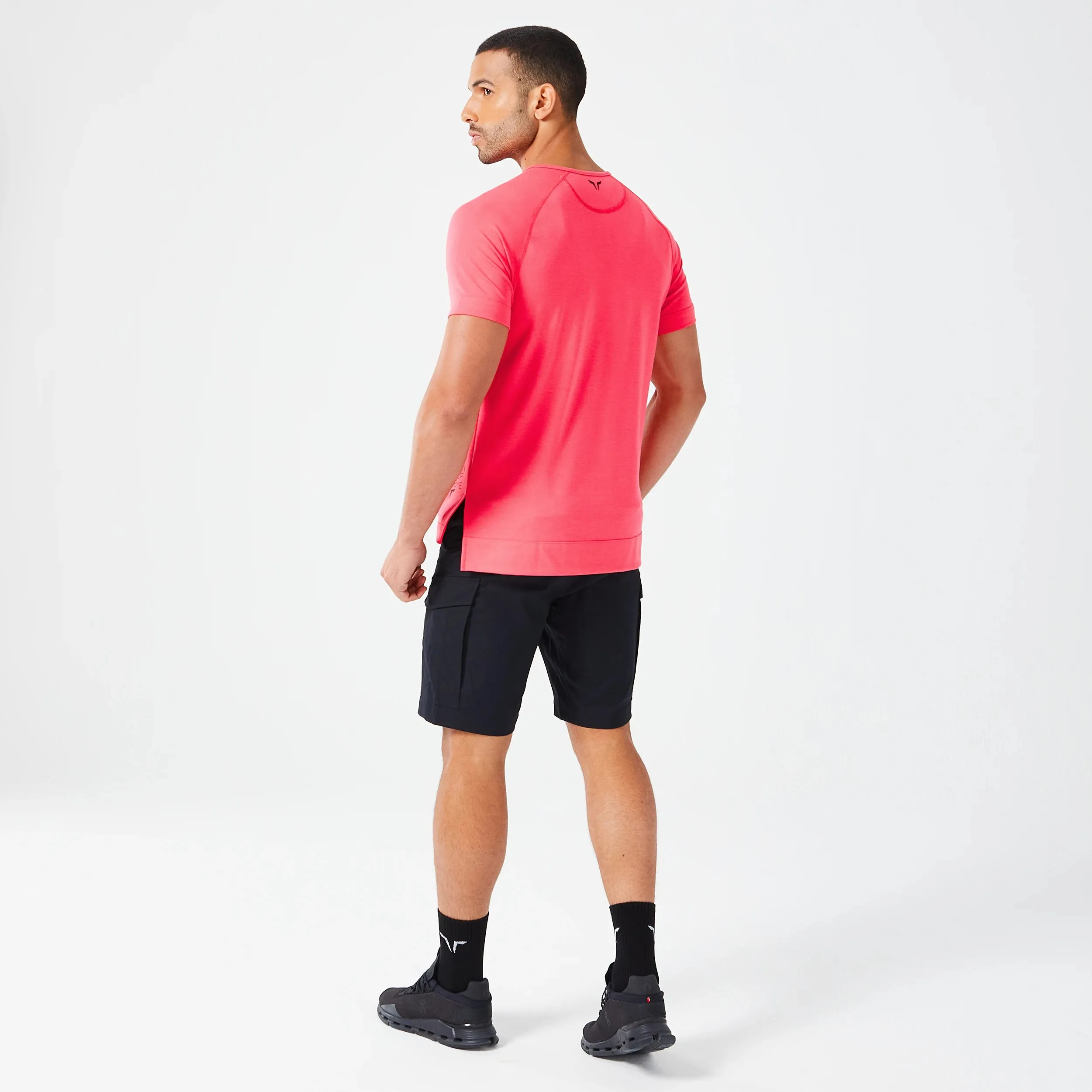 Code Henley Tee - Hot Pink