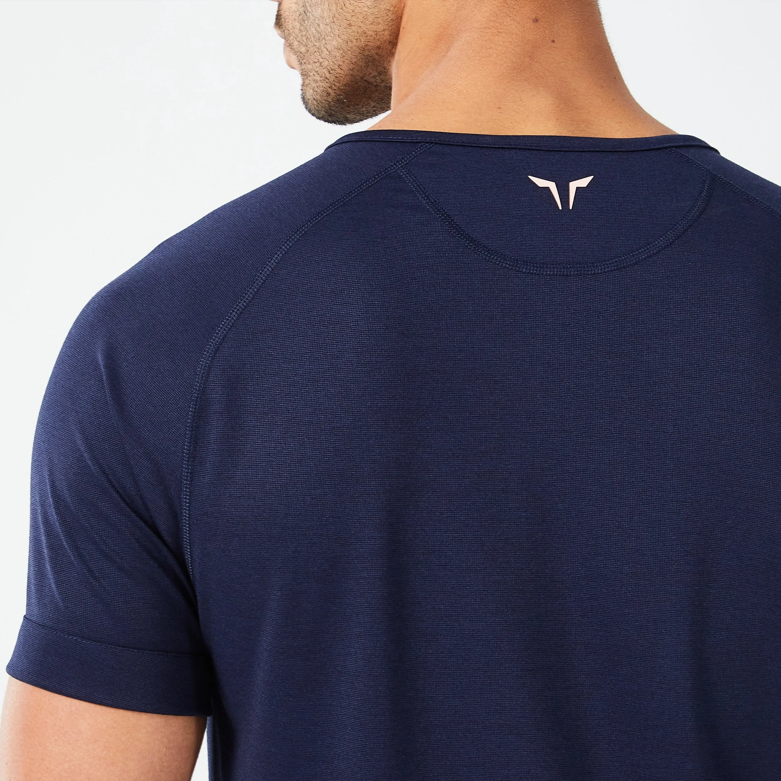 Code Henley Tee - Navy