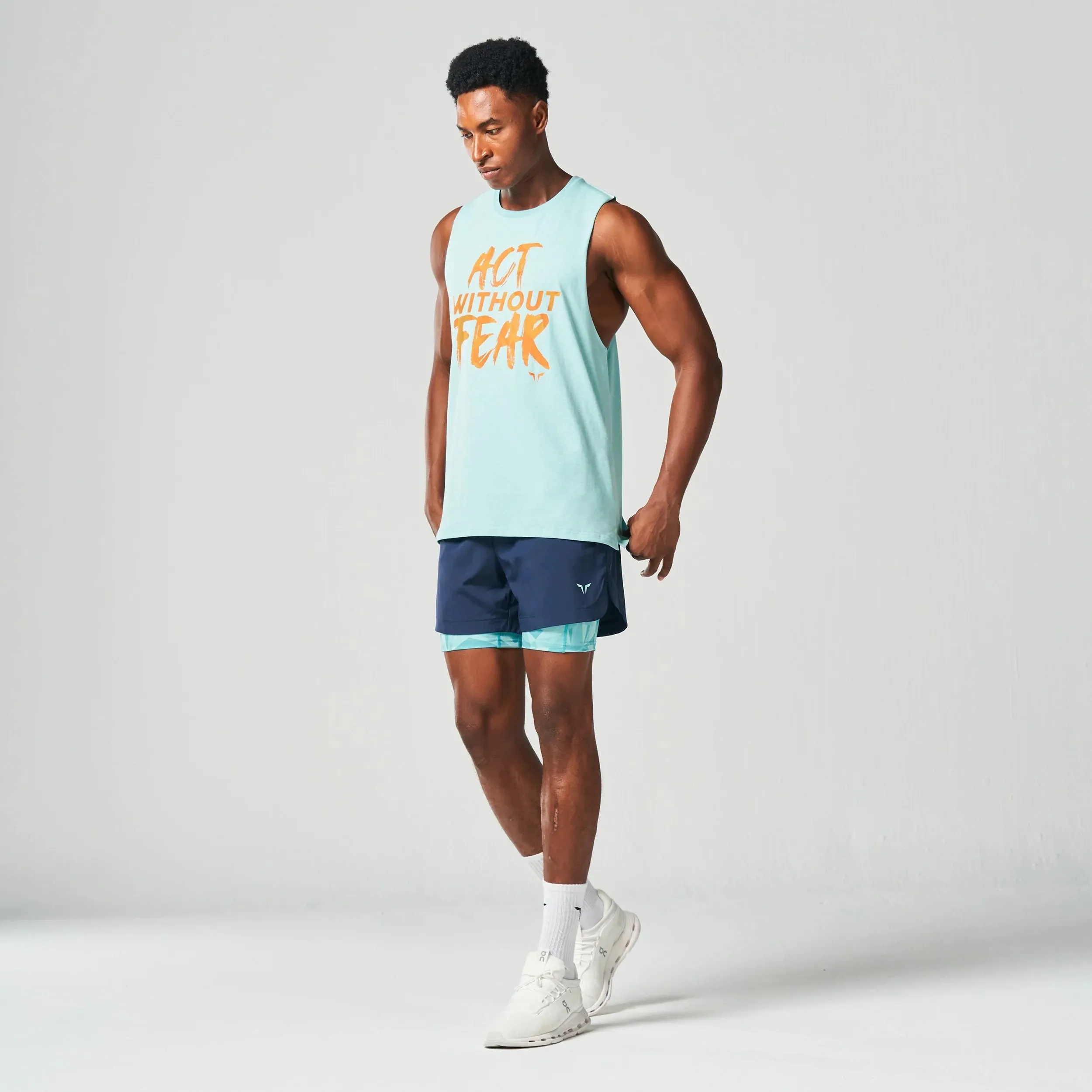 Core Belief Tank - Canal Blue Marl