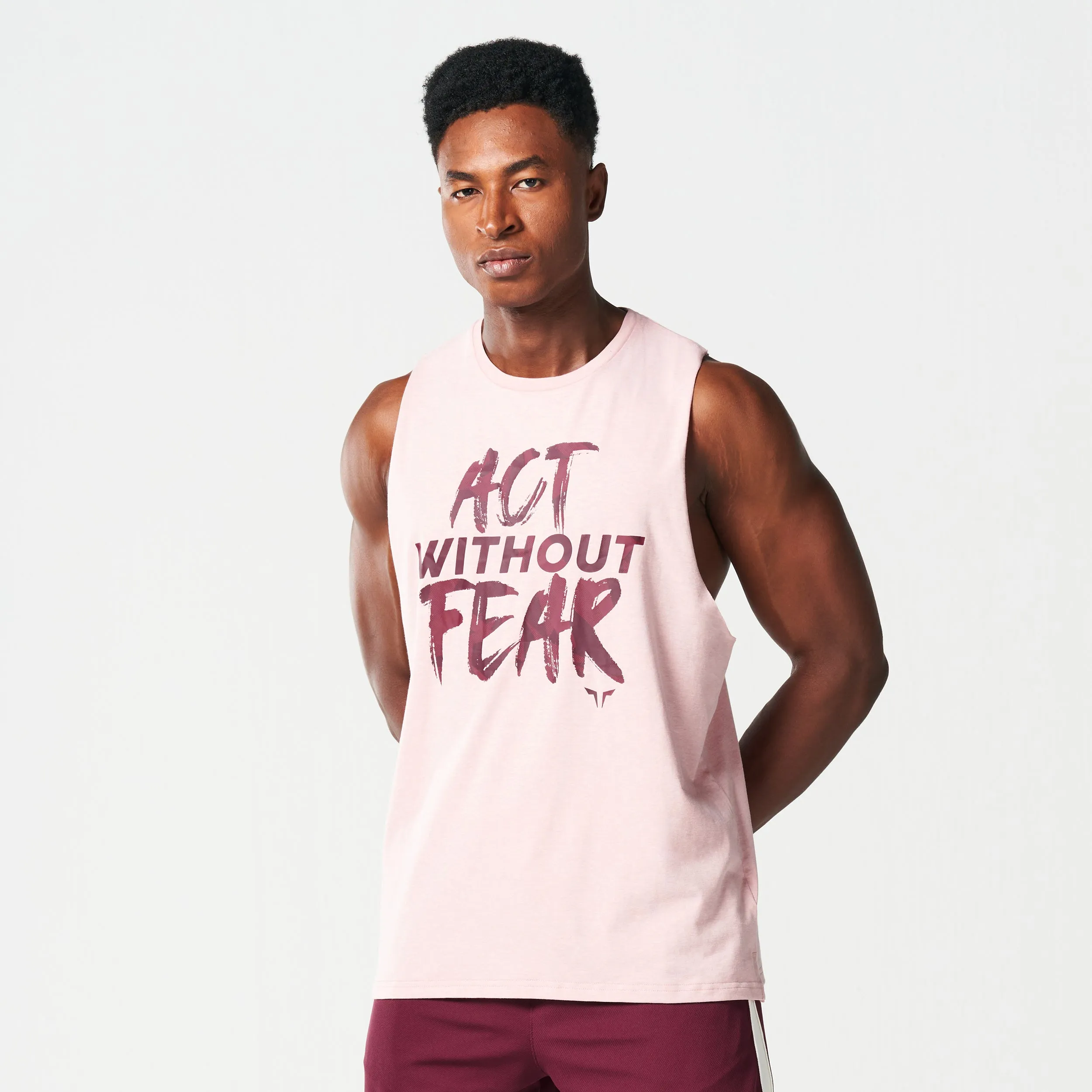 Core Belief Tank - Pale Mauve Marl