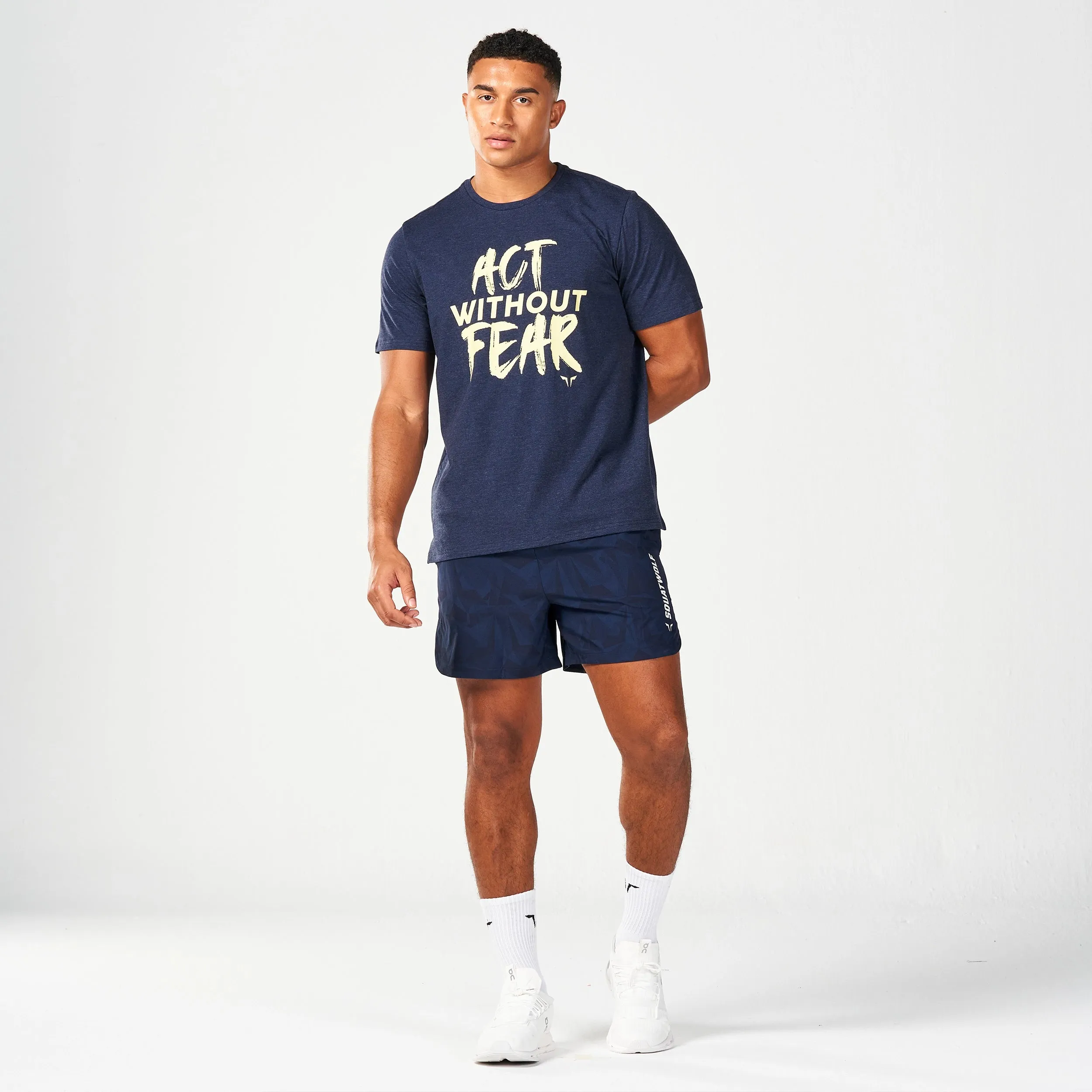 Core Belief Tee V2 - Navy Marl