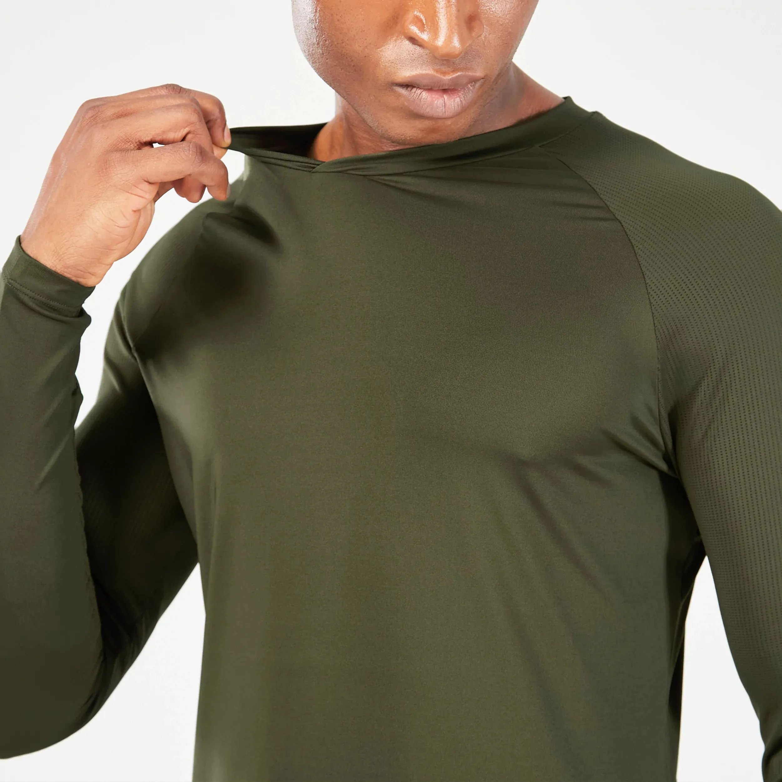 Core Level Up V-Neck Tee - Kombu Green