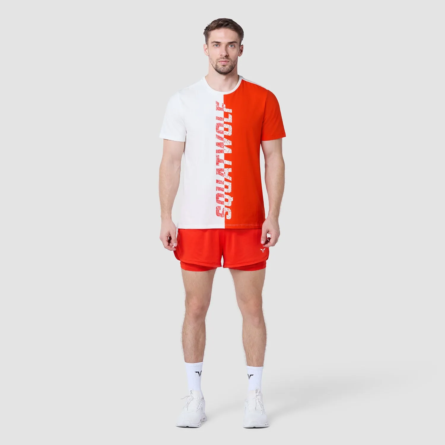 Core Mesh 2-In-1 5" Shorts 2.0 - Orange.Com