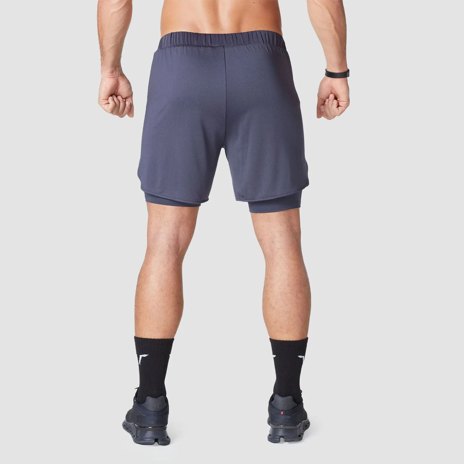 Core Mesh 2-in-1 Shorts - Charcoal