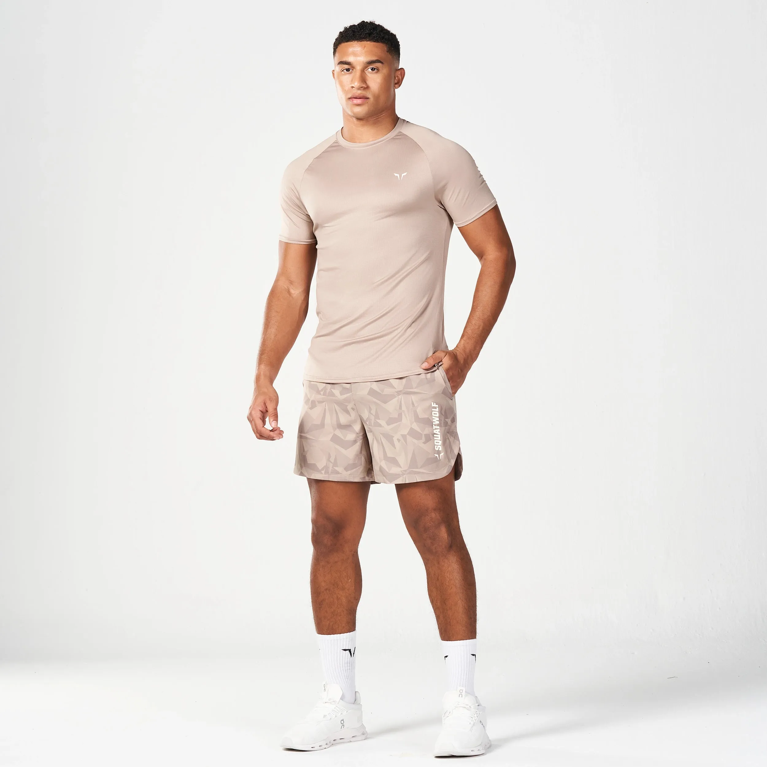 Core Mesh Tee 2.0 - Cobblestone