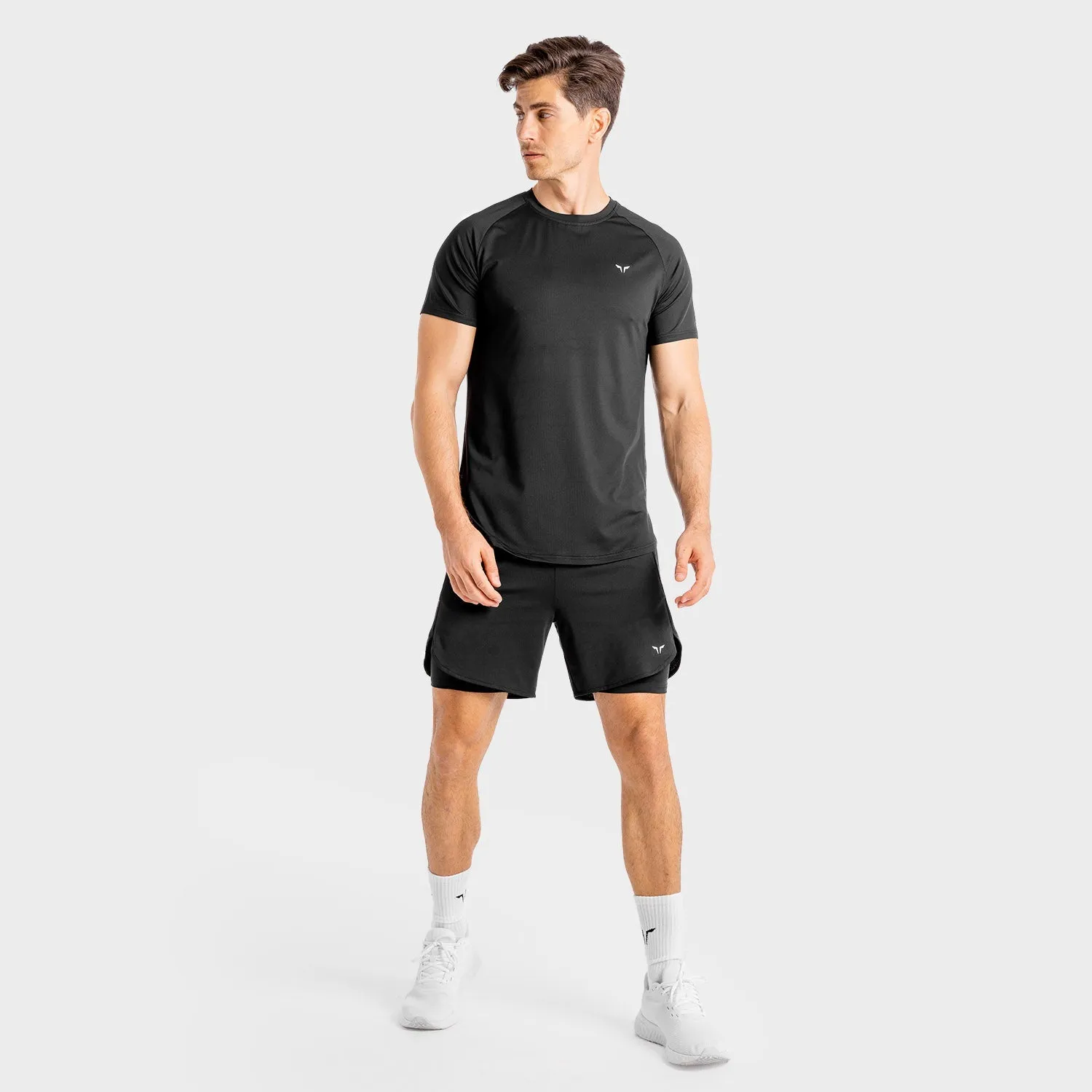 Core Mesh Tee - Onyx