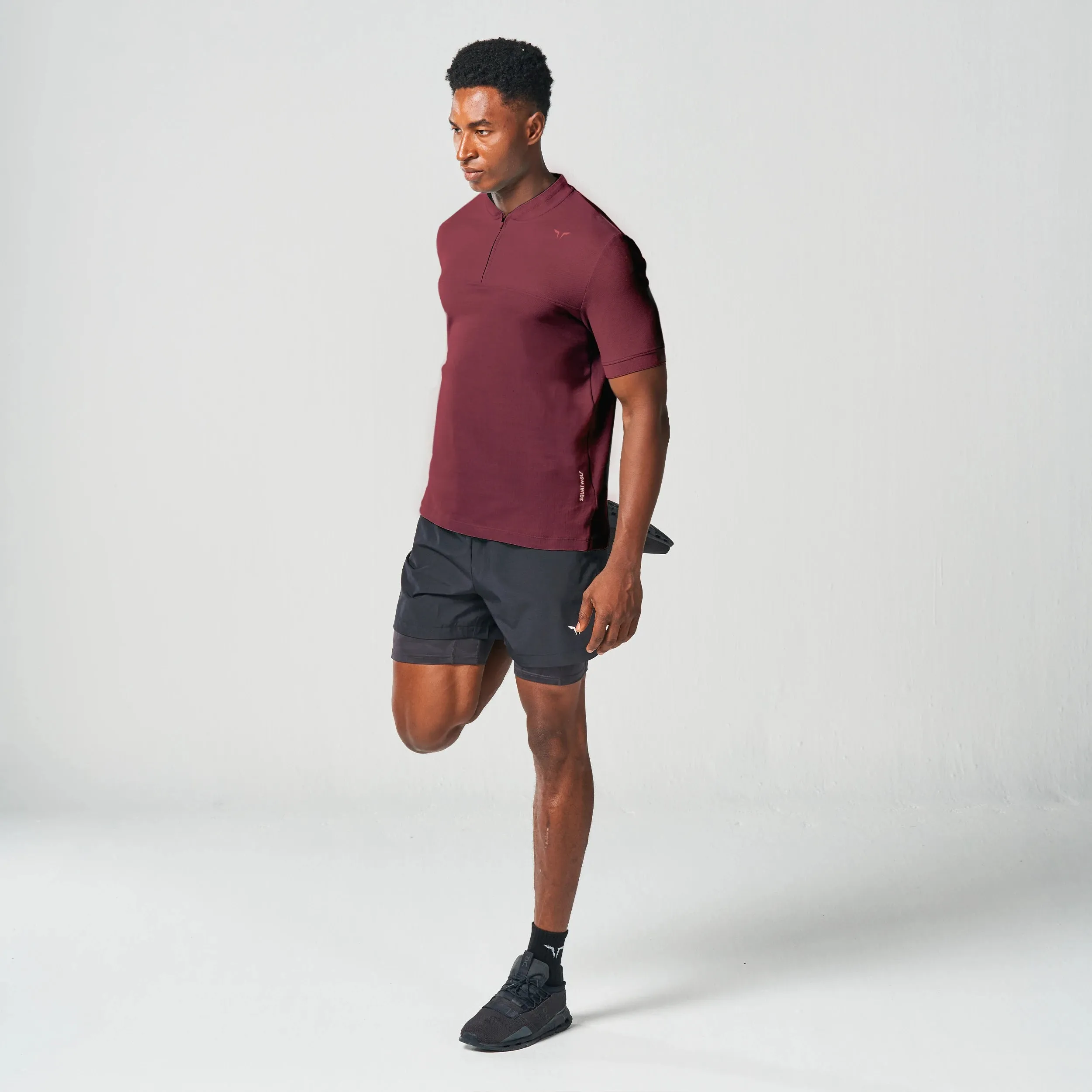 Core Running Tee - Burgundy