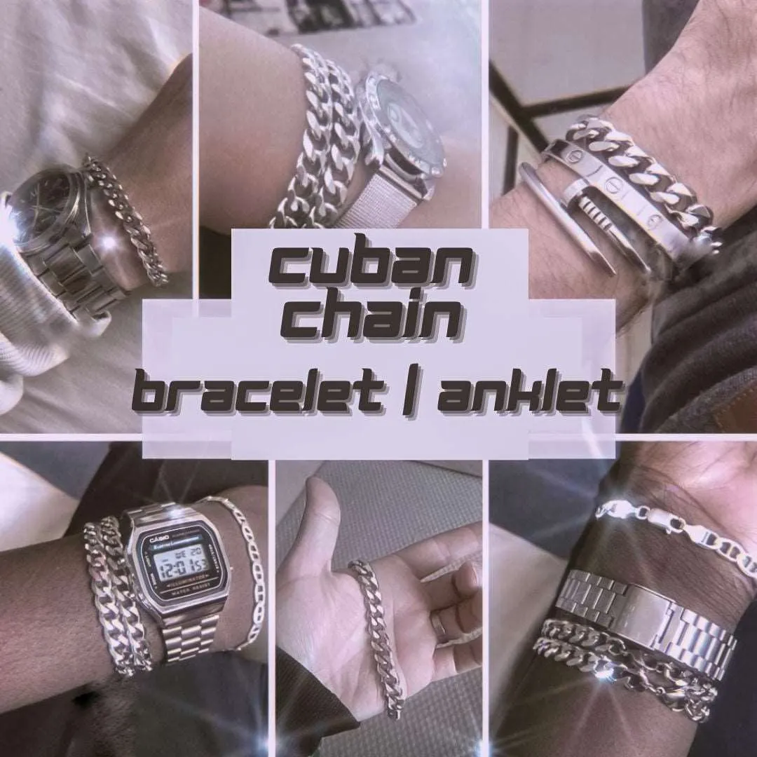 Cuban Chain Bracelet / Anklet 10