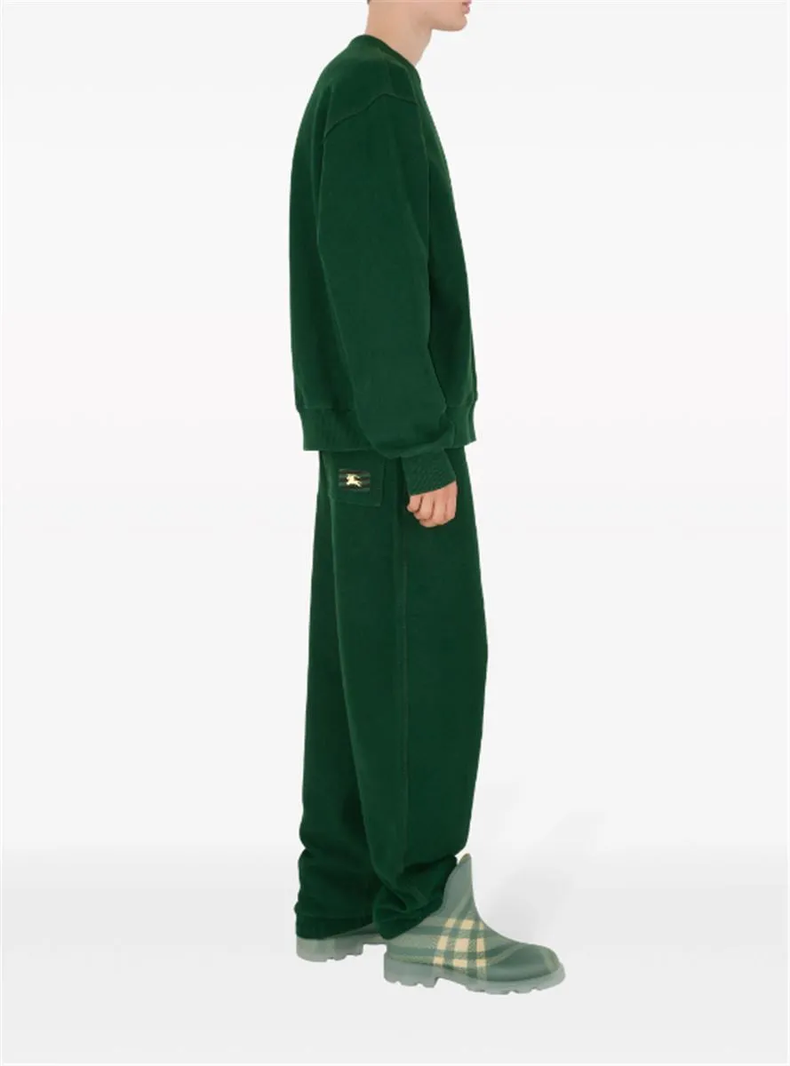 EKD LOGO-PATCH COTTON TRACK PANTS