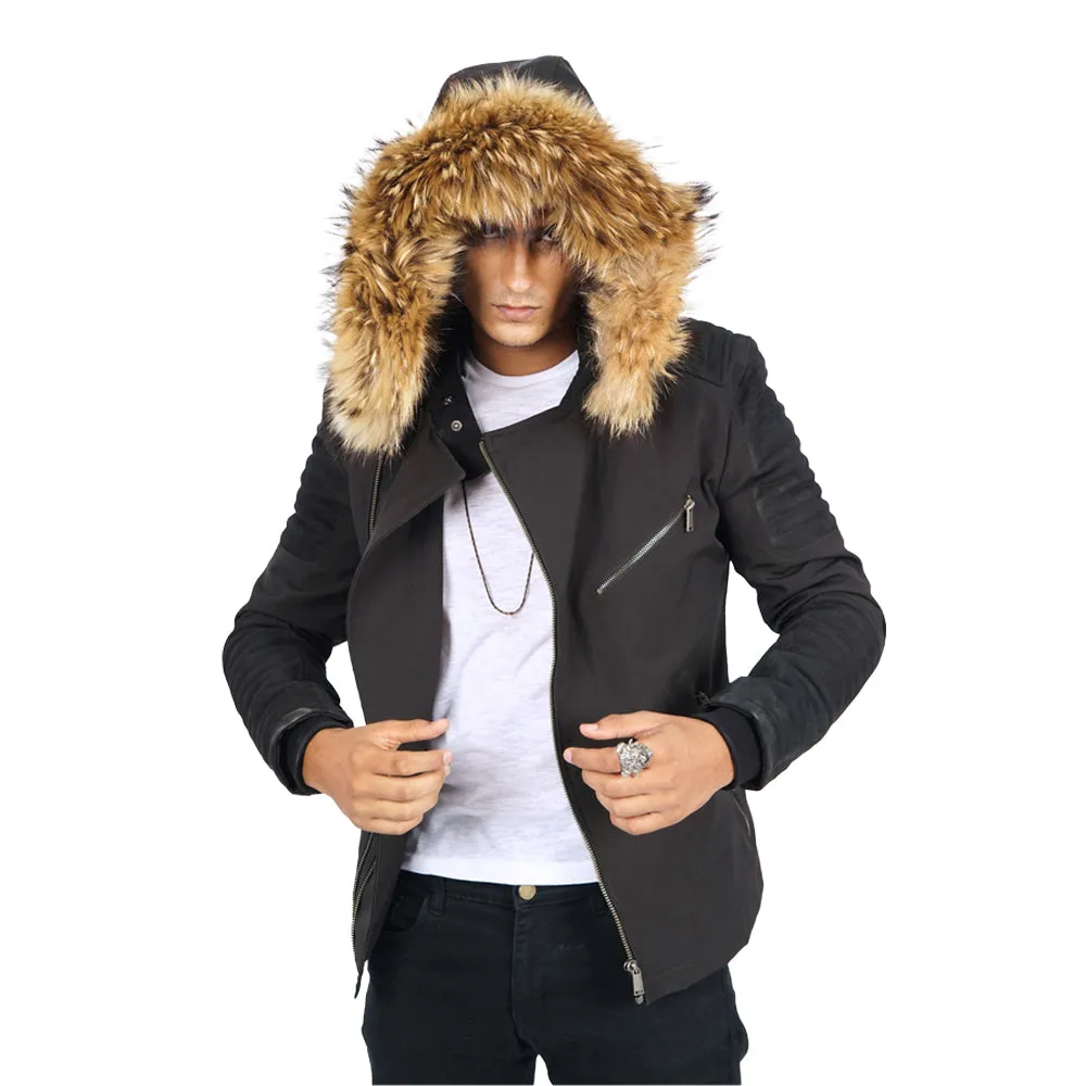 Ekos Faux Fur Hooded Jacket